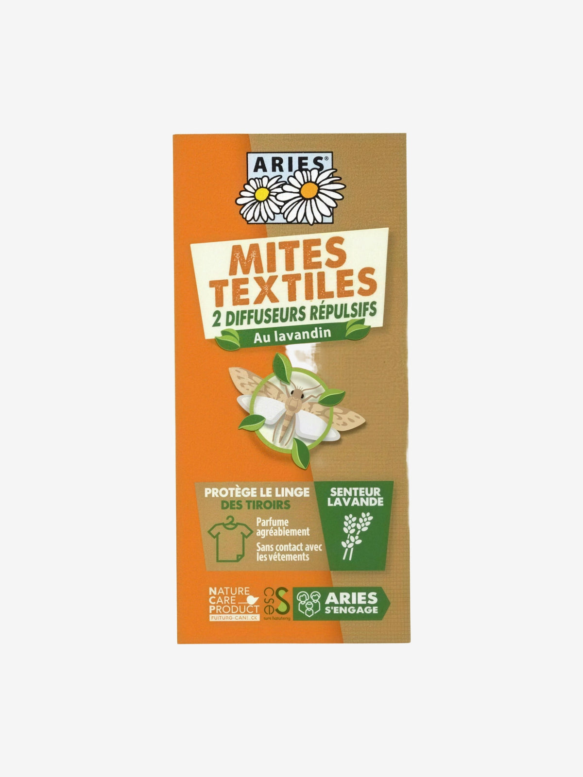 2 Diffuseurs de Répulsif anti-mites textiles Aries - Herboristerie de Paris