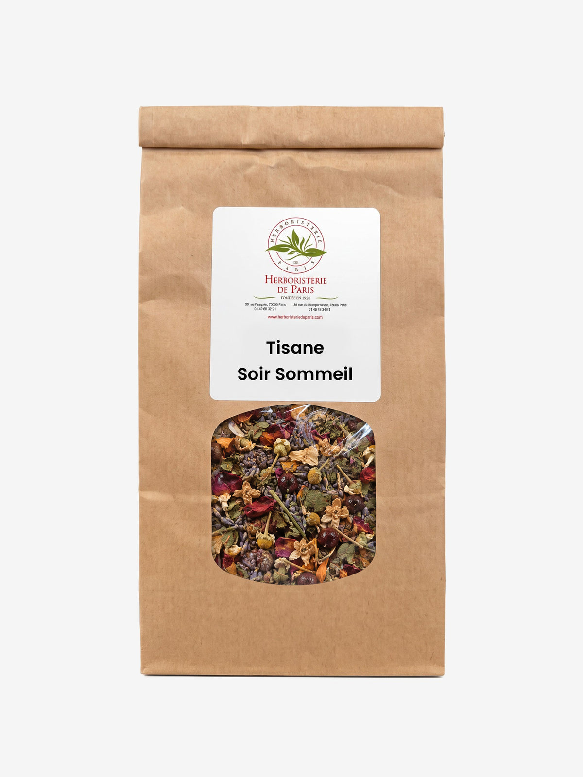 Tisane du Soir Sommeil 100g Herboristerie de Paris - Herboristerie de Paris