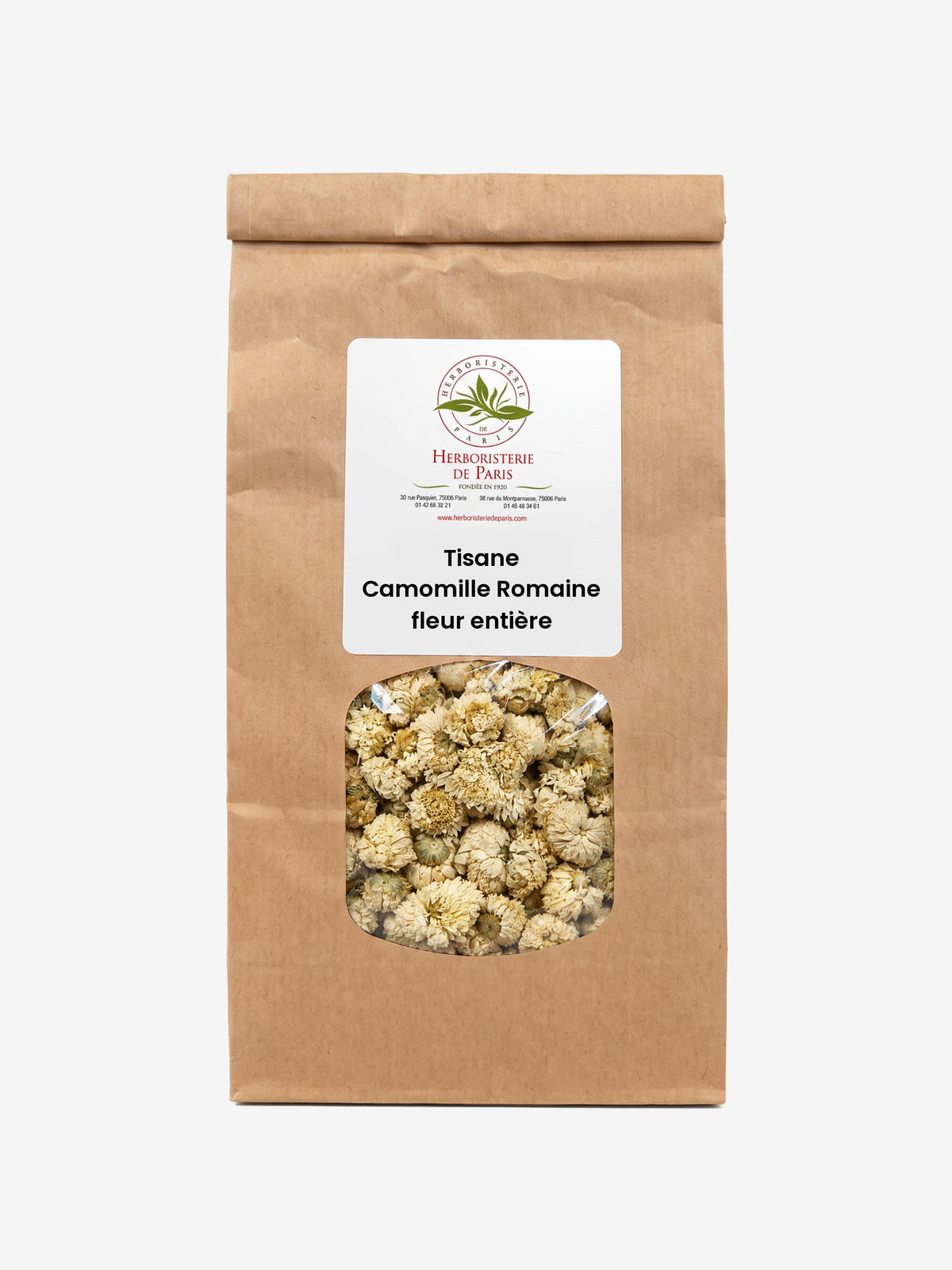 Tisane Camomille Romaine Fleur entière - Herboristerie de Paris