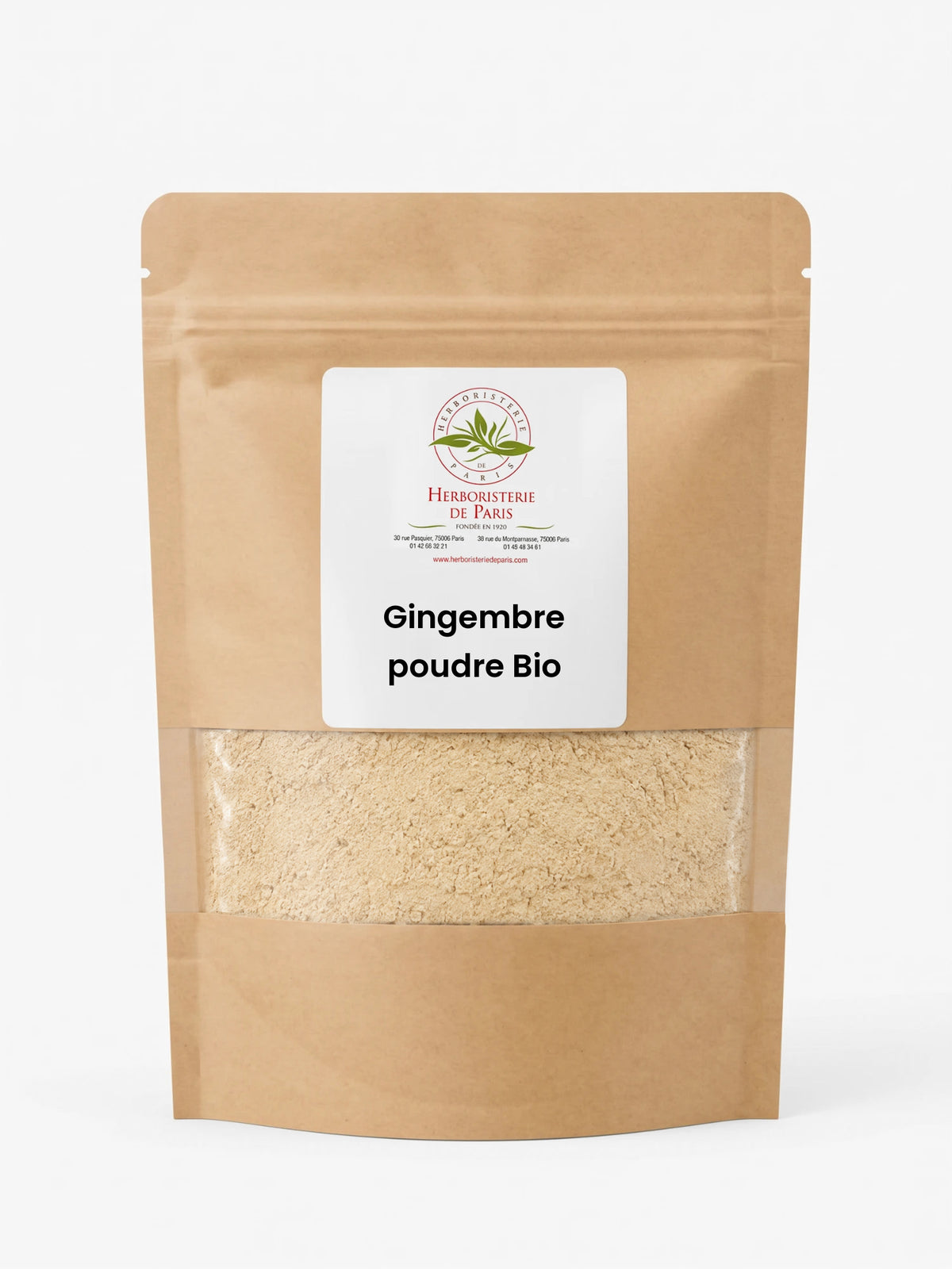 Gingembre poudre BIO 100g Herboristerie de Paris - Herboristerie de Paris