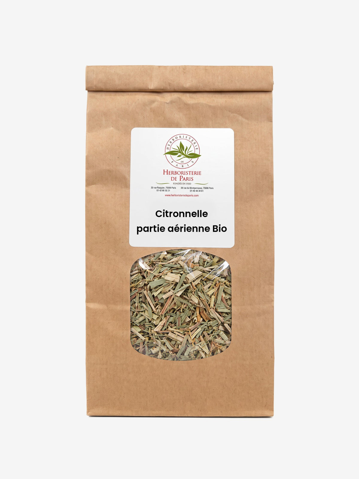Citronnelle partie aérienne BIO 100g Herboristerie de Paris - Herboristerie de Paris