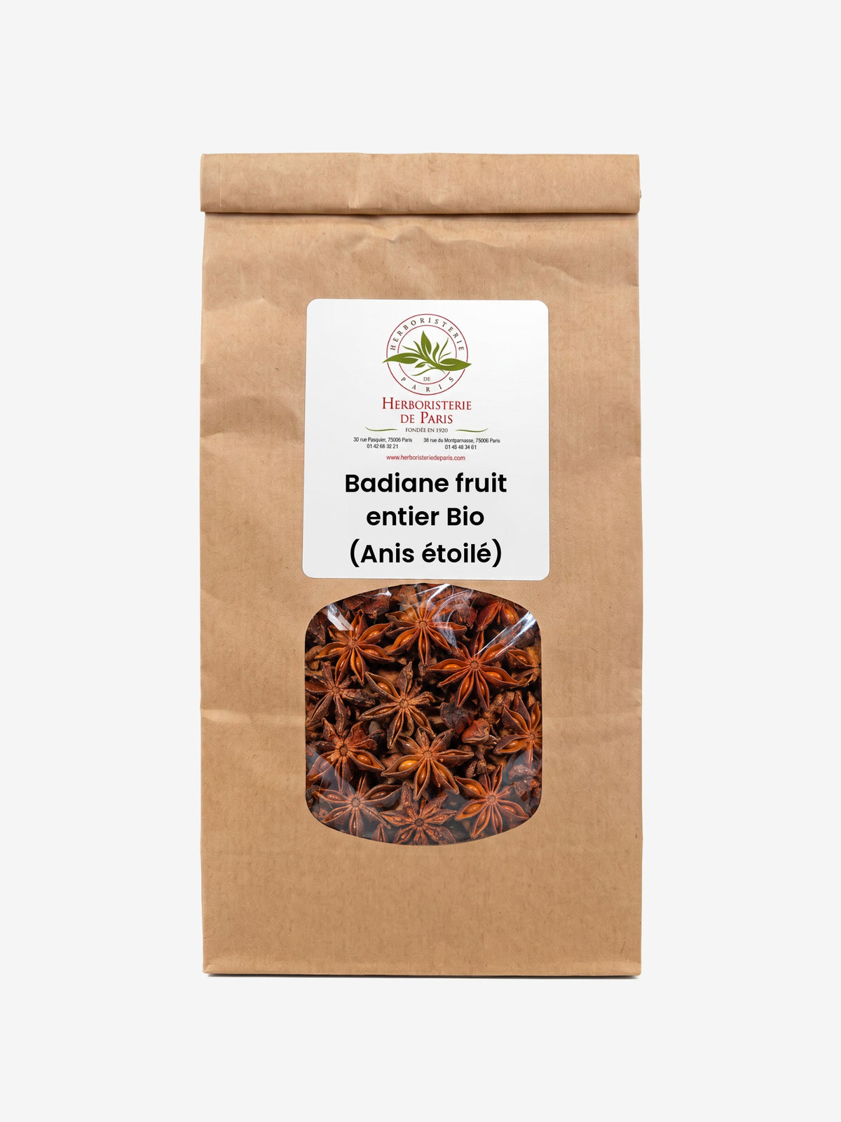 Badiane (Anis Étoilé) fruit entier BIO 100g Herboristerie de Paris - Herboristerie de Paris