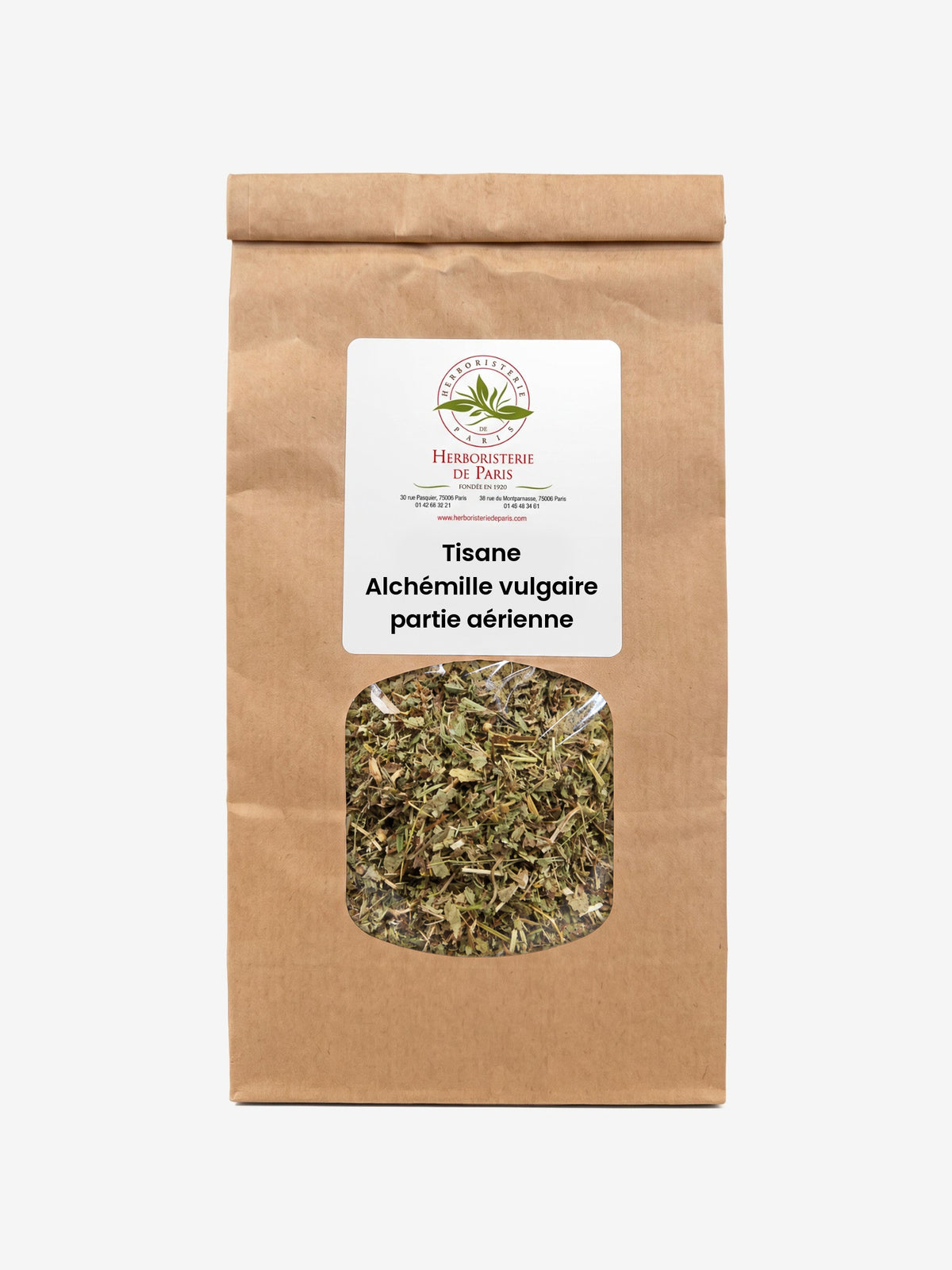 Tisane Alchémille vulgaire partie aérienne 100g Herboristerie de Paris - Herboristerie de Paris