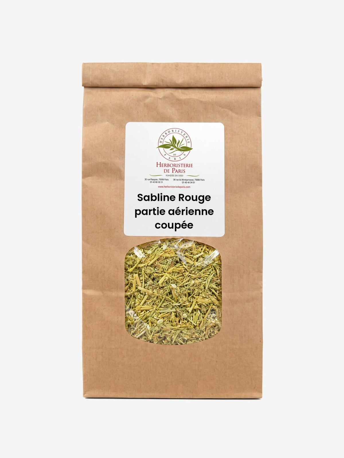 Sabline Rouge partie aérienne coupée 100g Herboristerie de Paris - Herboristerie de Paris