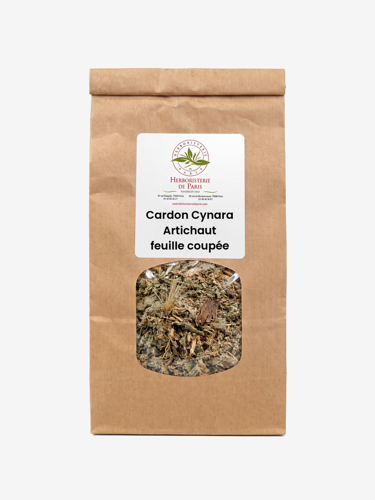 Cardon Cynara Artichaut Feuille coupée 100g Herboristerie de Paris - Herboristerie de Paris