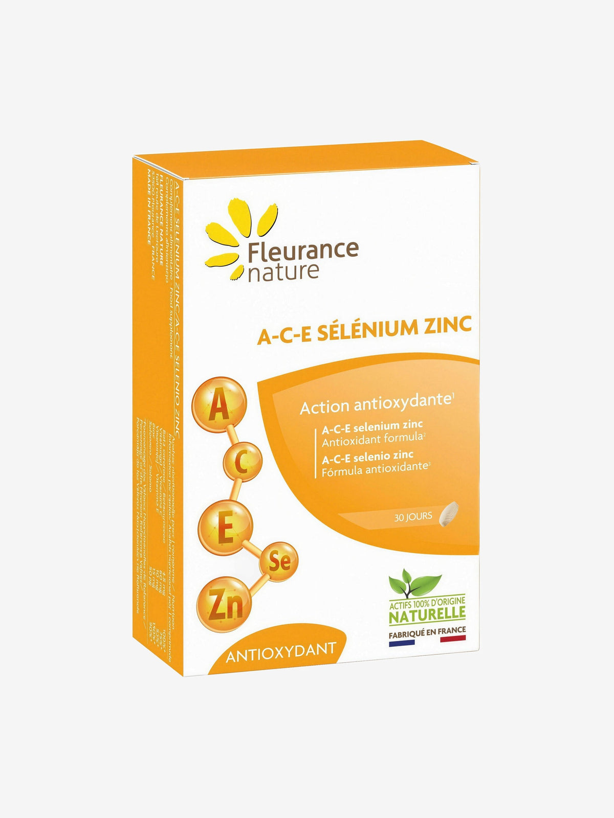 A C E sélénium zinc Fleurance Nature - Herboristerie de Paris