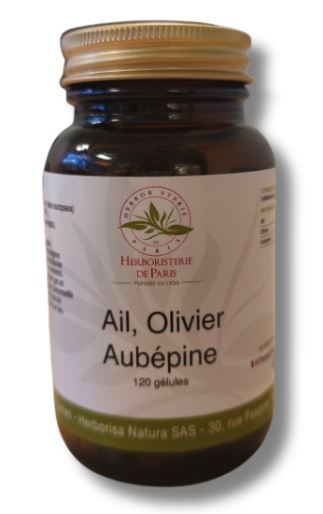 Ail Olivier Aubépine 120 gélules Herboristerie De Paris - Herboristerie de Paris