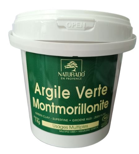 Argile verte Montmorillonite pot Comptoir Provencal des Argiles - Herboristerie de Paris