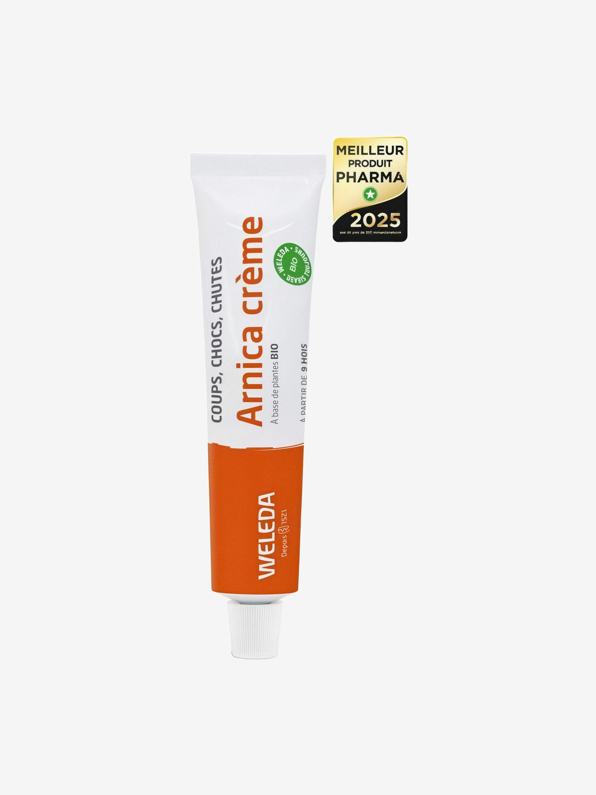 Arnica crème coups chocs chutes 25 gr Weleda - Herboristerie de Paris