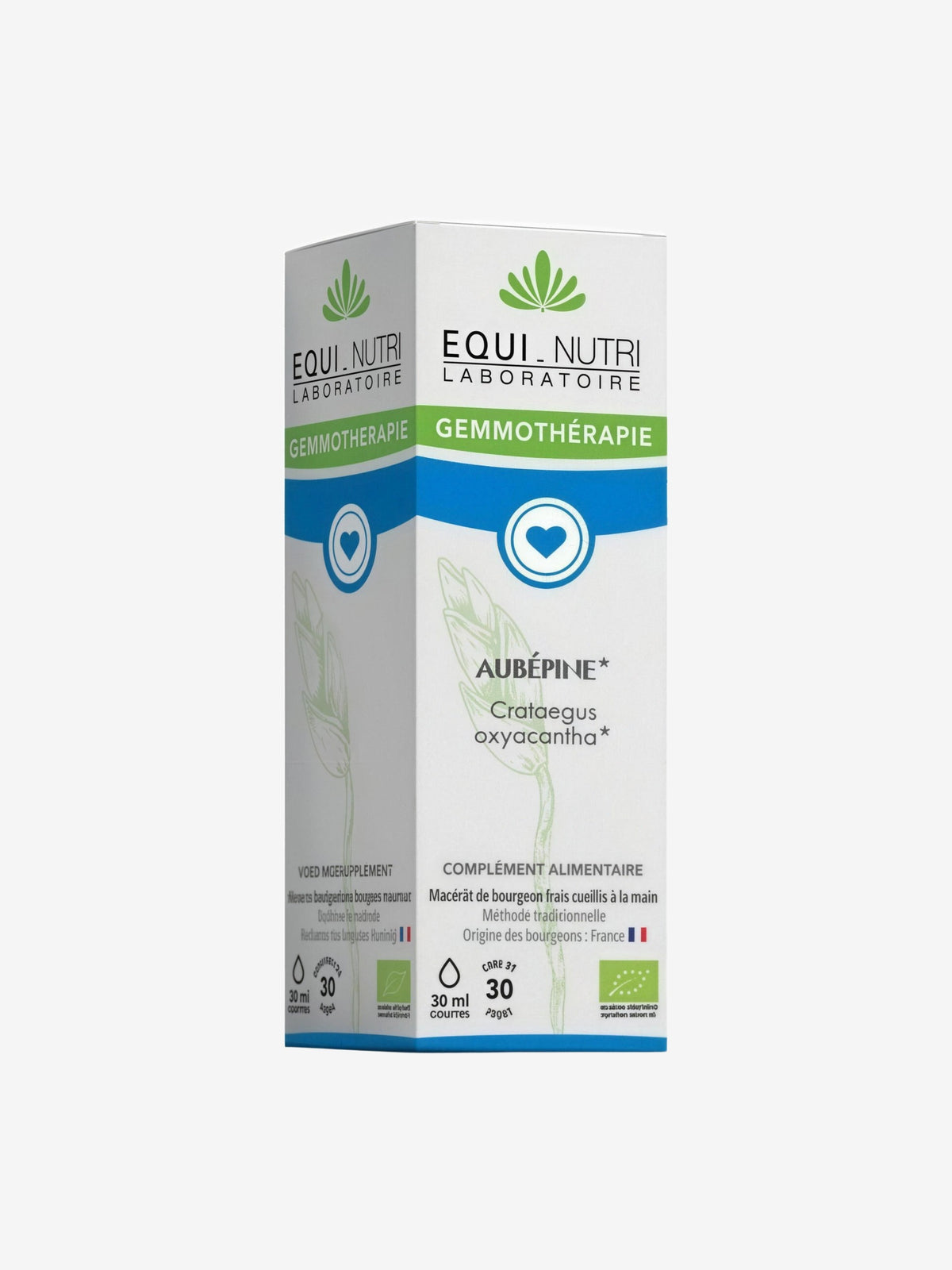 Aubépine bio Flacon compte gouttes 30ml Equi - Nutri - Herboristerie de Paris
