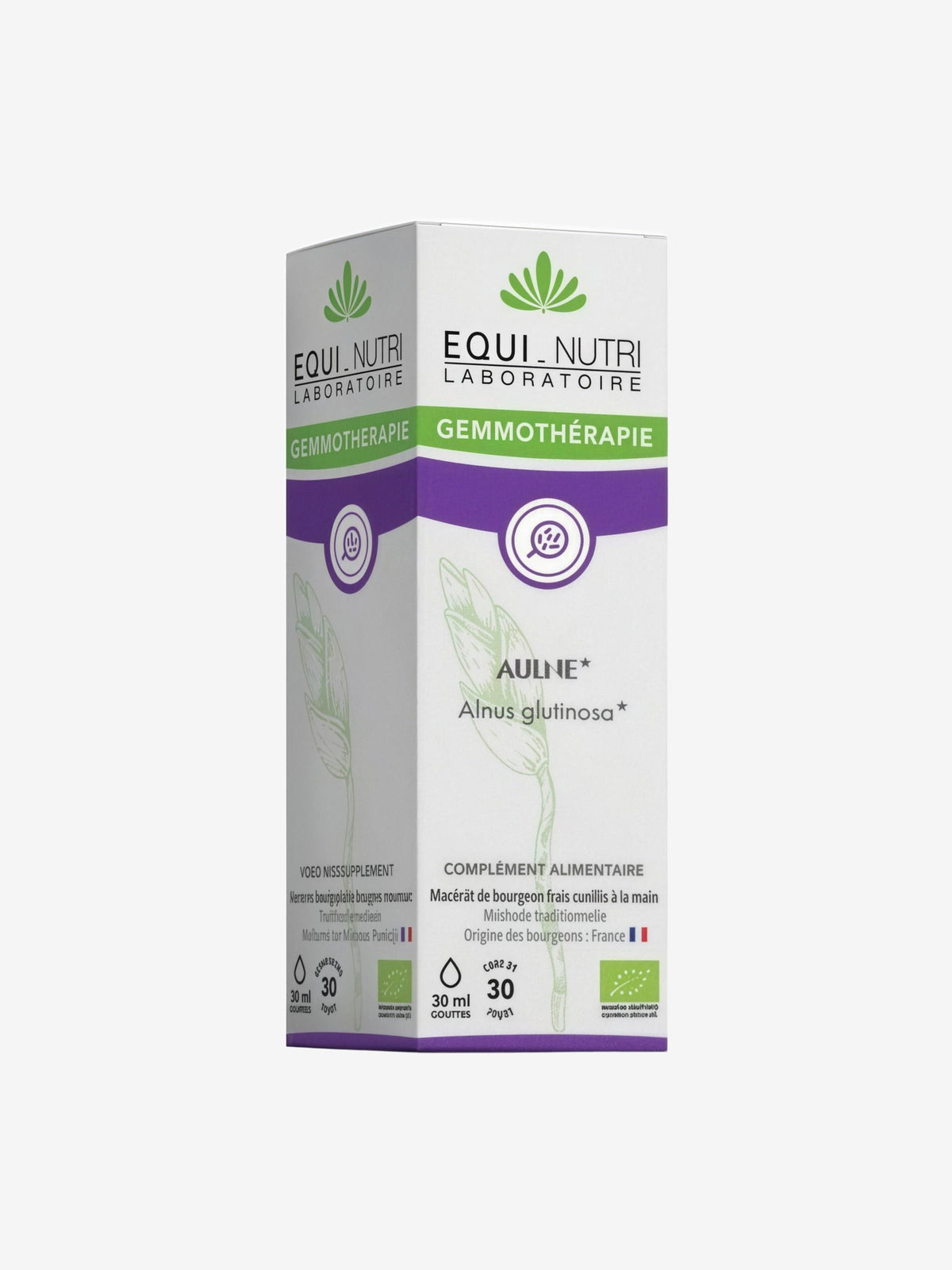 Aulne bio Flacon compte gouttes 30ml Equi - Nutri - Herboristerie de Paris