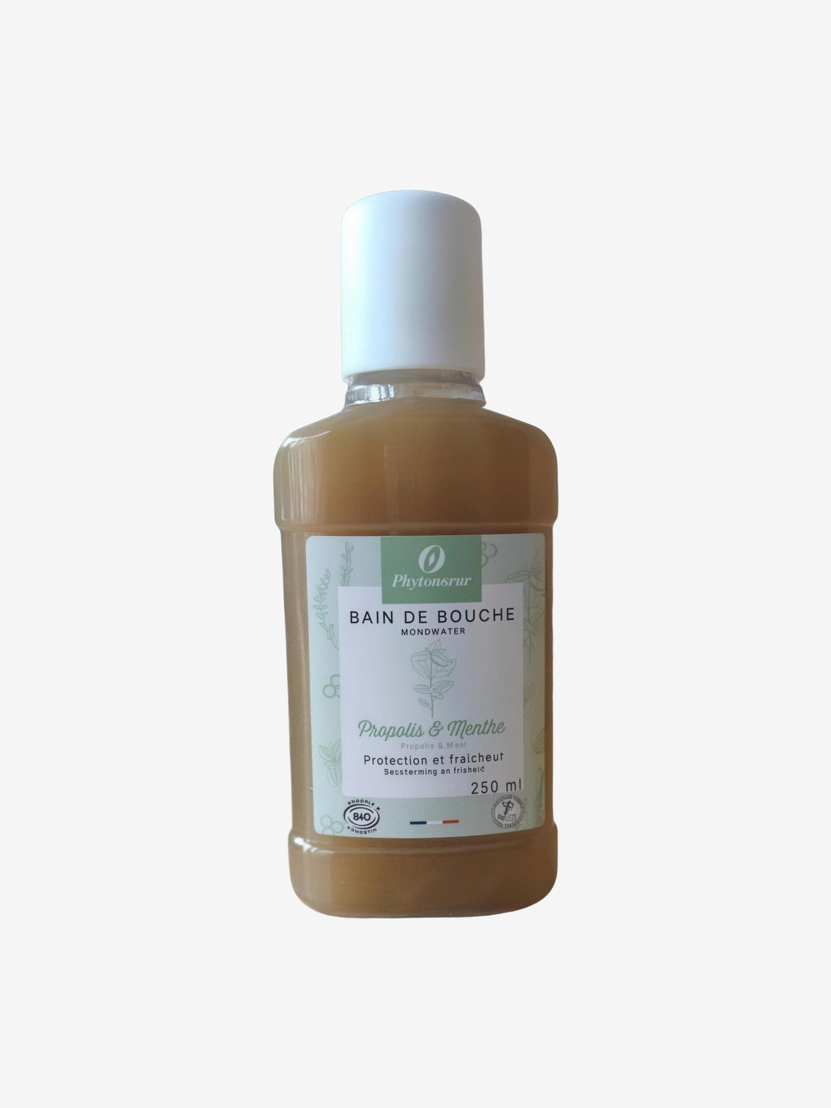 Bain de bouche Propolis et Xylitol goût Menthe 250 ml Phytonorm - Herboristerie de Paris