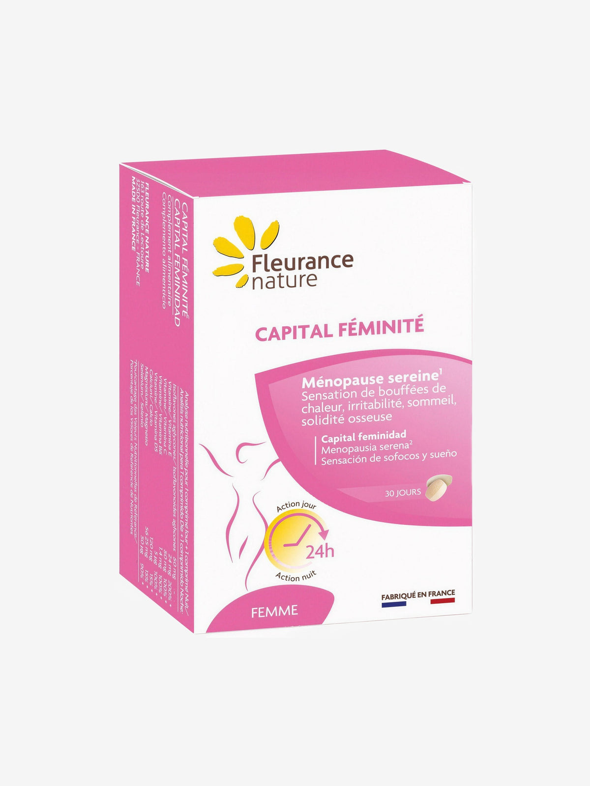 Capital féminité 60 comprimés Jour et Nuit Fleurance Nature - Herboristerie de Paris