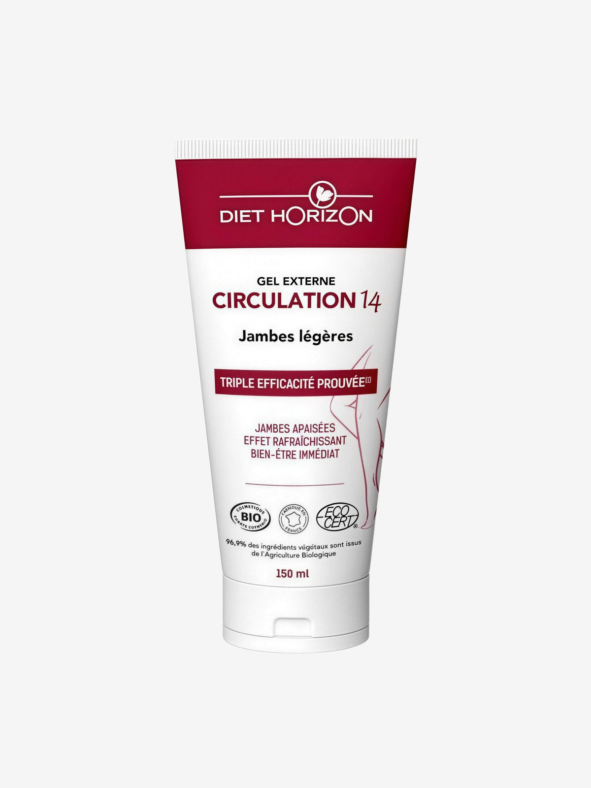 Circulation 14 Gel Externe Bio Tube 150ml Diet Horizon - Herboristerie de Paris