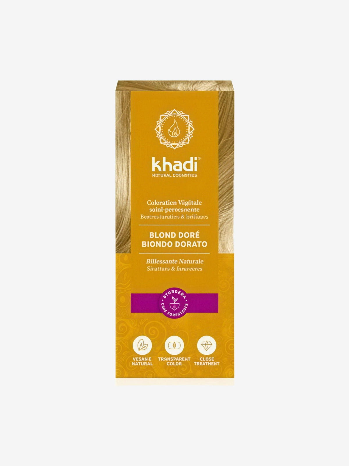 Coloration végétale Blond Doré 100 gr Khadi - Herboristerie de Paris