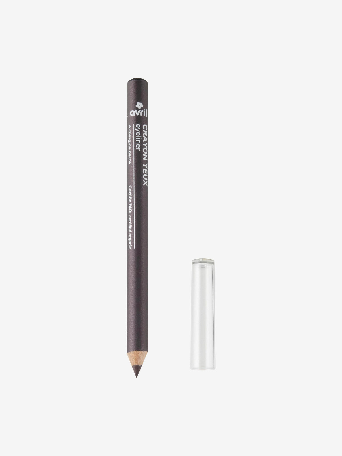 Crayon contour des yeux Aubergine nacrée 1g Avril - Herboristerie de Paris
