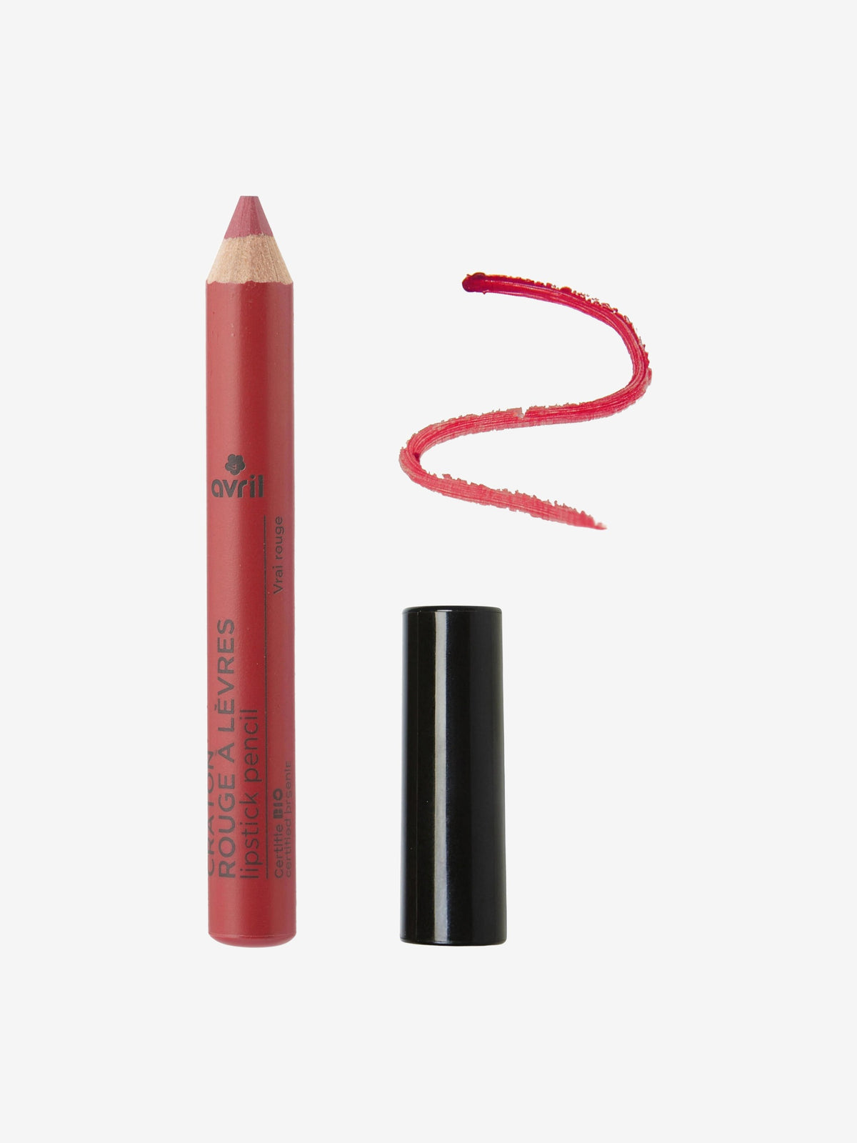 Crayon rouge à lèvres Jumbo Vrai rouge 2g Avril - Herboristerie de Paris