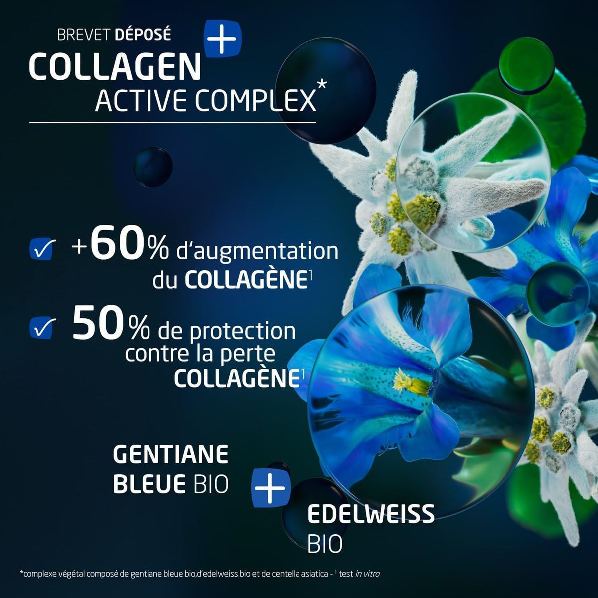 Crème de jour redensifiante Gentiane bleue et Edelweiss 40 ml Weleda - Herboristerie de Paris