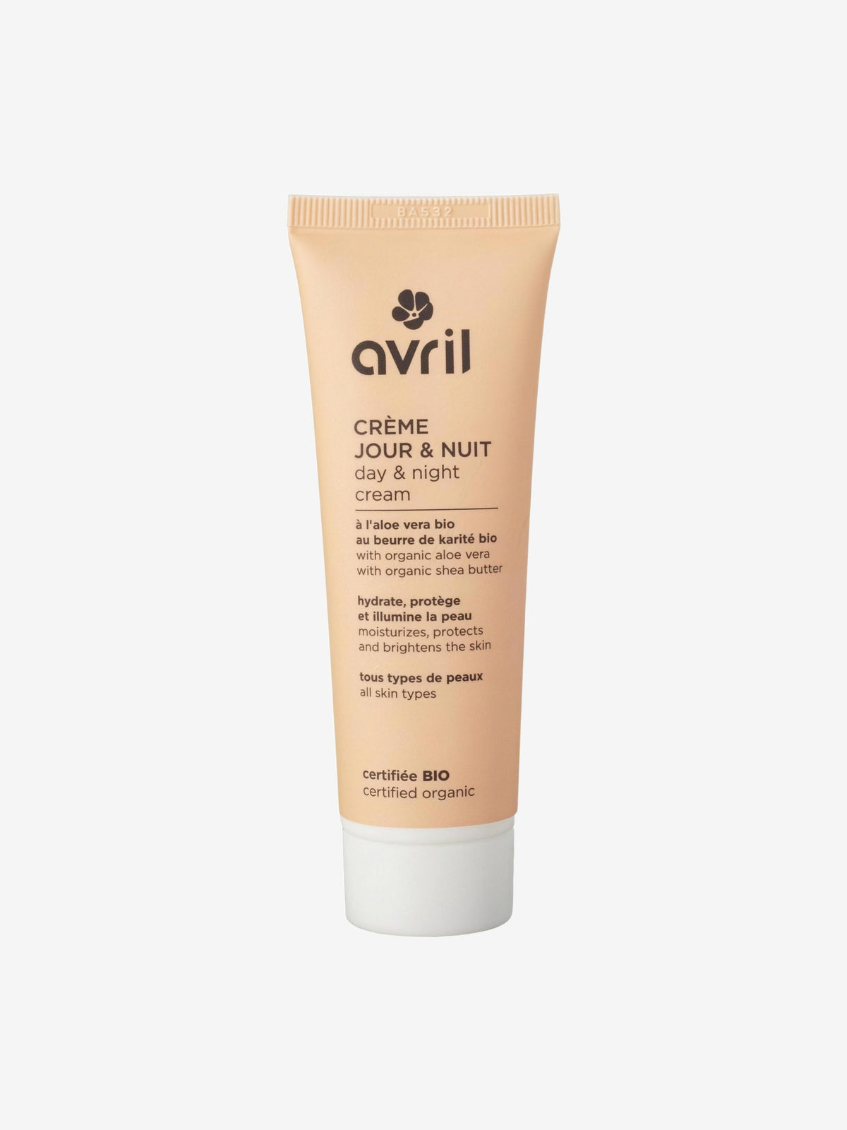 Crème jour et nuit à l'aloé vera et beurre de karité 50ml Avril - Herboristerie de Paris