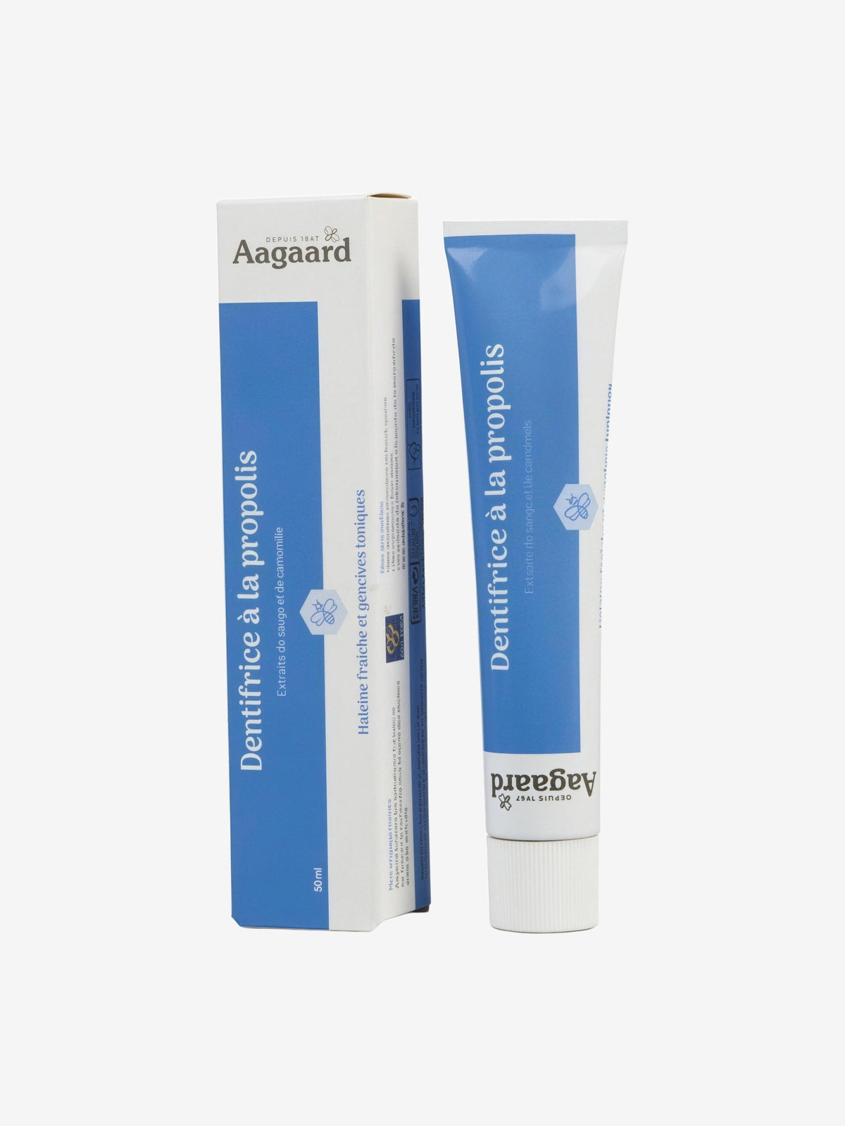 Dentifrice à la Propolis 50ml Aagaard - Herboristerie de Paris