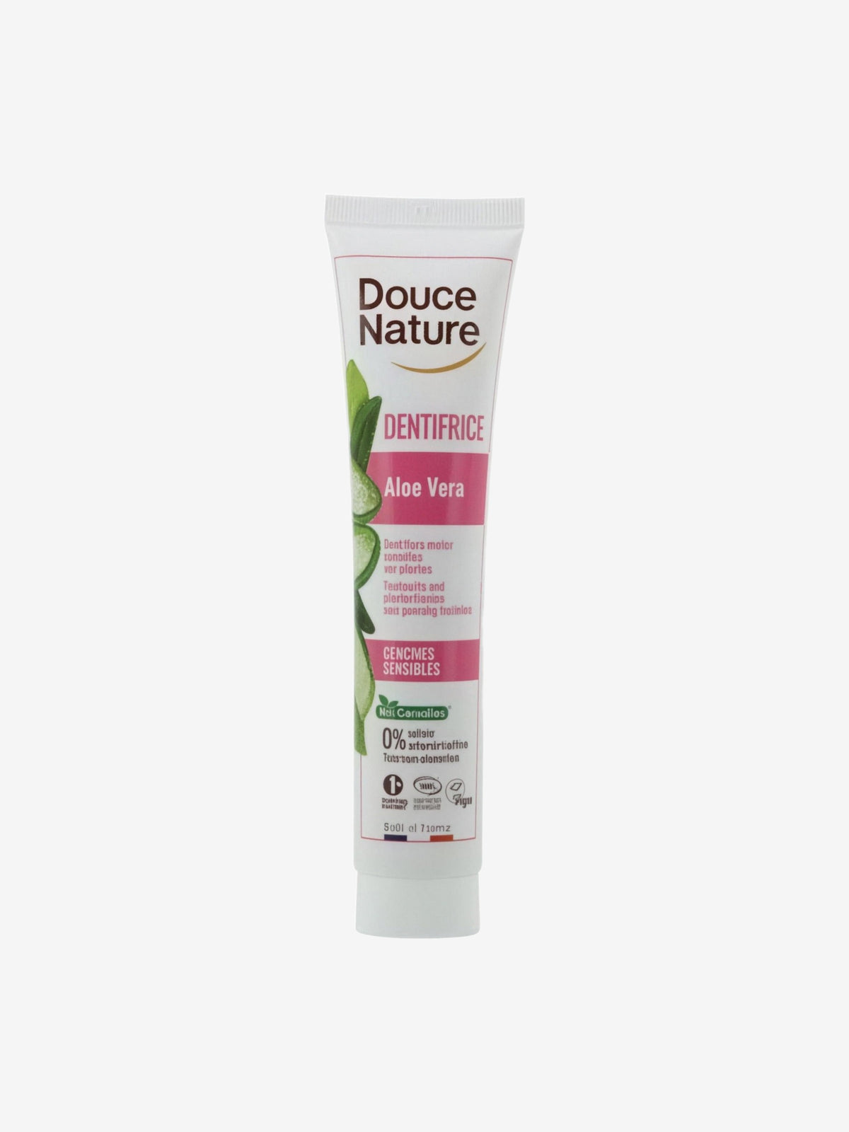 Dentifrice gencives sensibles à Aloé véra 75ml Douce Nature - Herboristerie de Paris