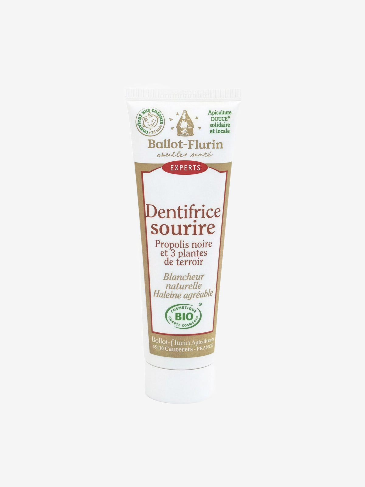 Dentifrice Sourire Blancheur Propolis 50 ml Ballot Flurin - Herboristerie de Paris