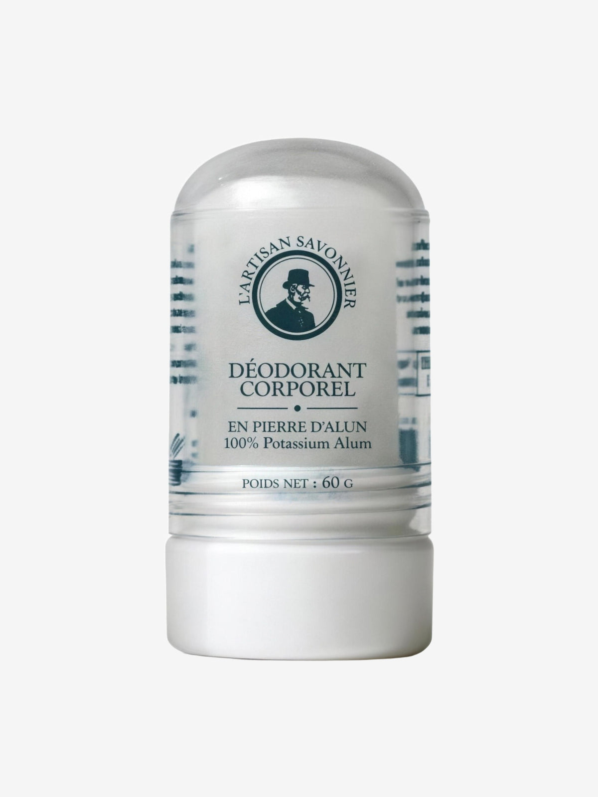 Déodorant corporel Pierre D'Alun mixte naturelle 60g L artisan Savonnier Hygiene - Herboristerie de Paris