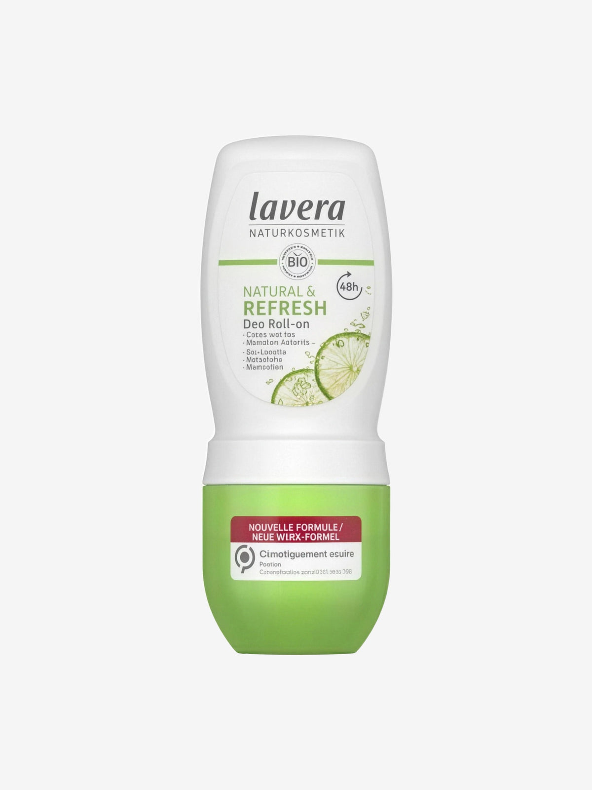 Déodorant roll on Refresh 50ml Lavera - Herboristerie de Paris
