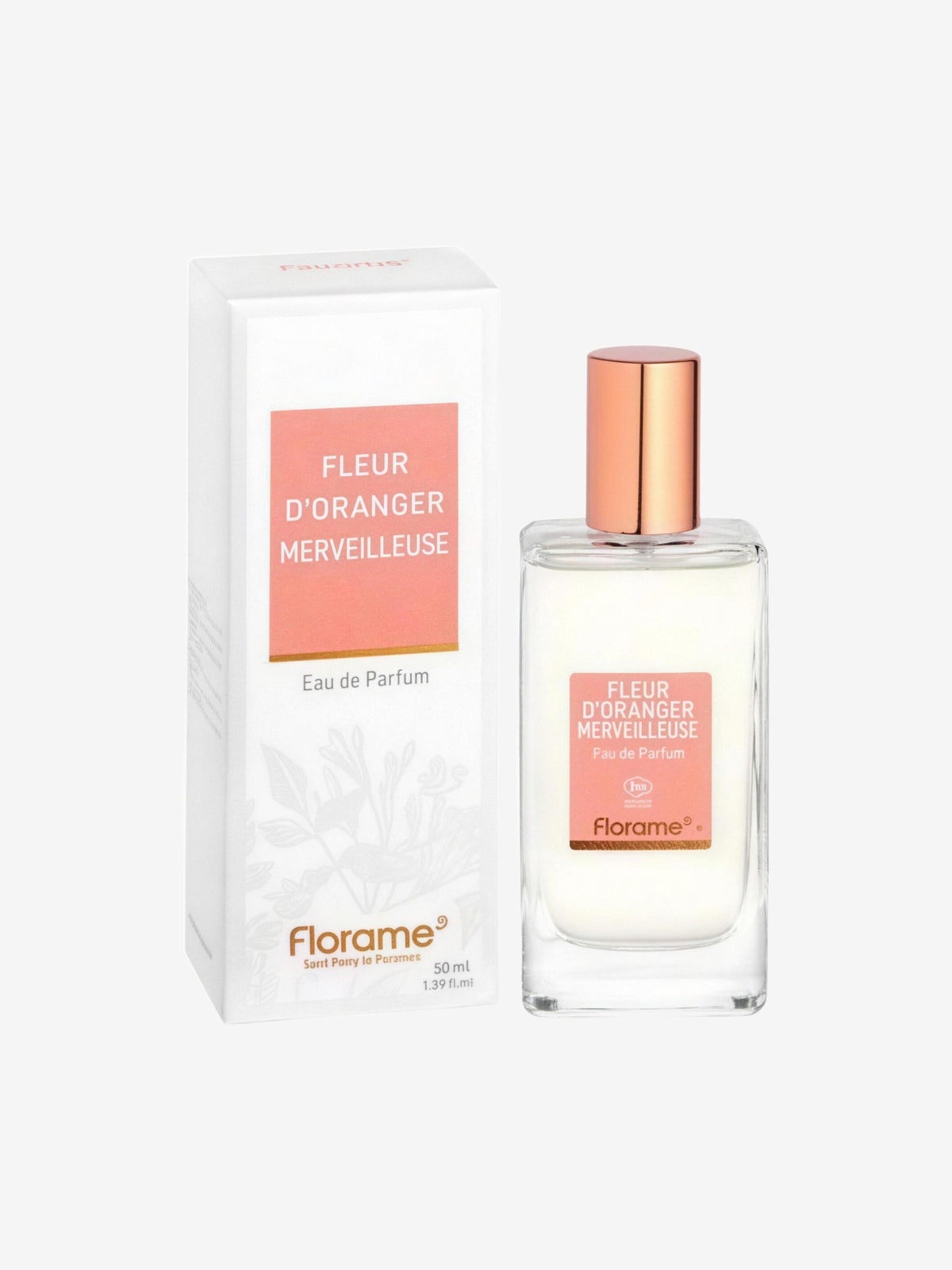 Eau de Parfum Fleur d'Oranger Merveilleuse 50ml Florame - Herboristerie de Paris
