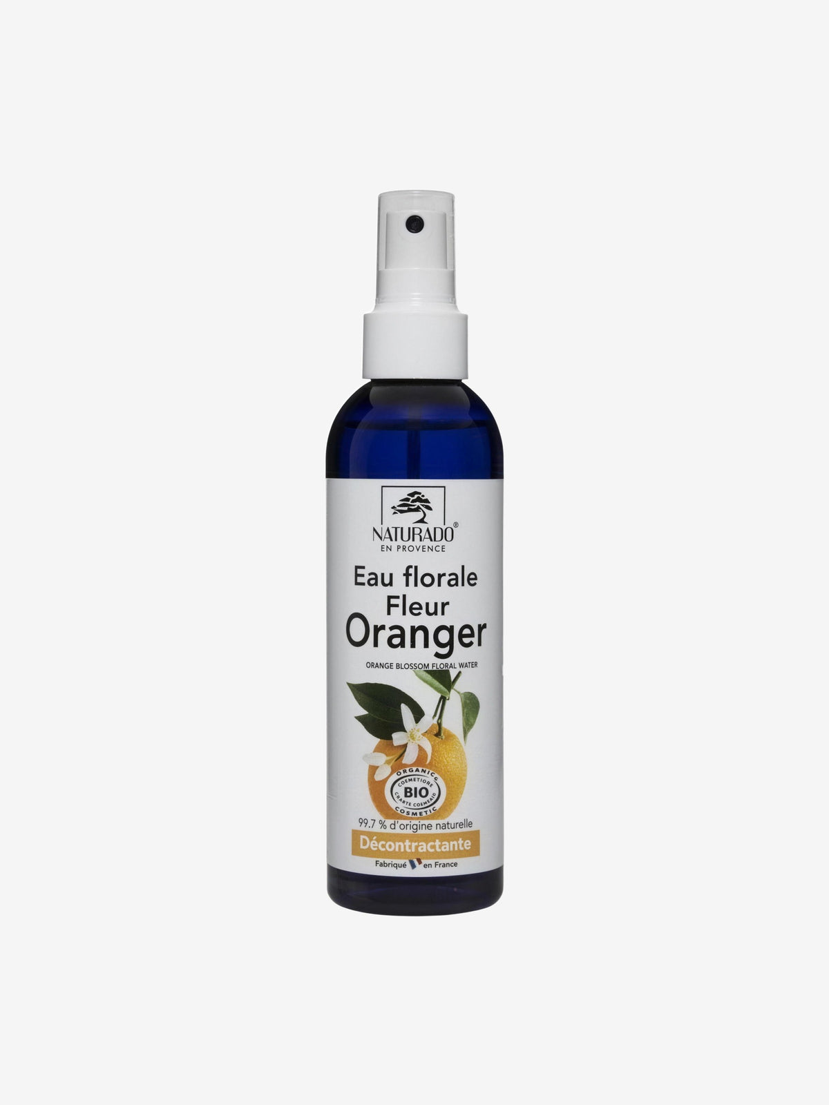Eau florale de Fleur d'Oranger 200ml Naturado - Herboristerie de Paris