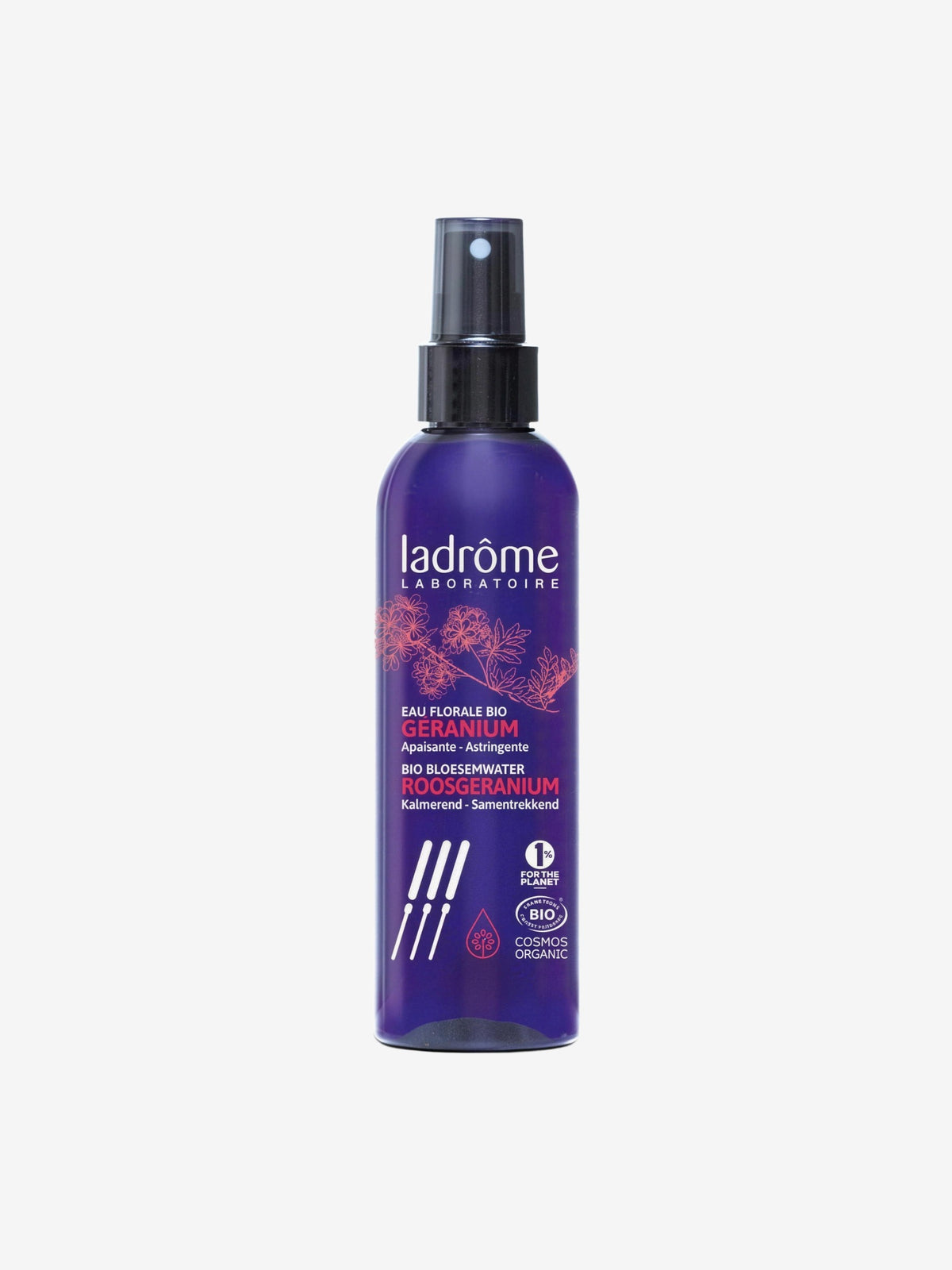 Eau florale de géranium BIO 200ml Ladrome - Herboristerie de Paris