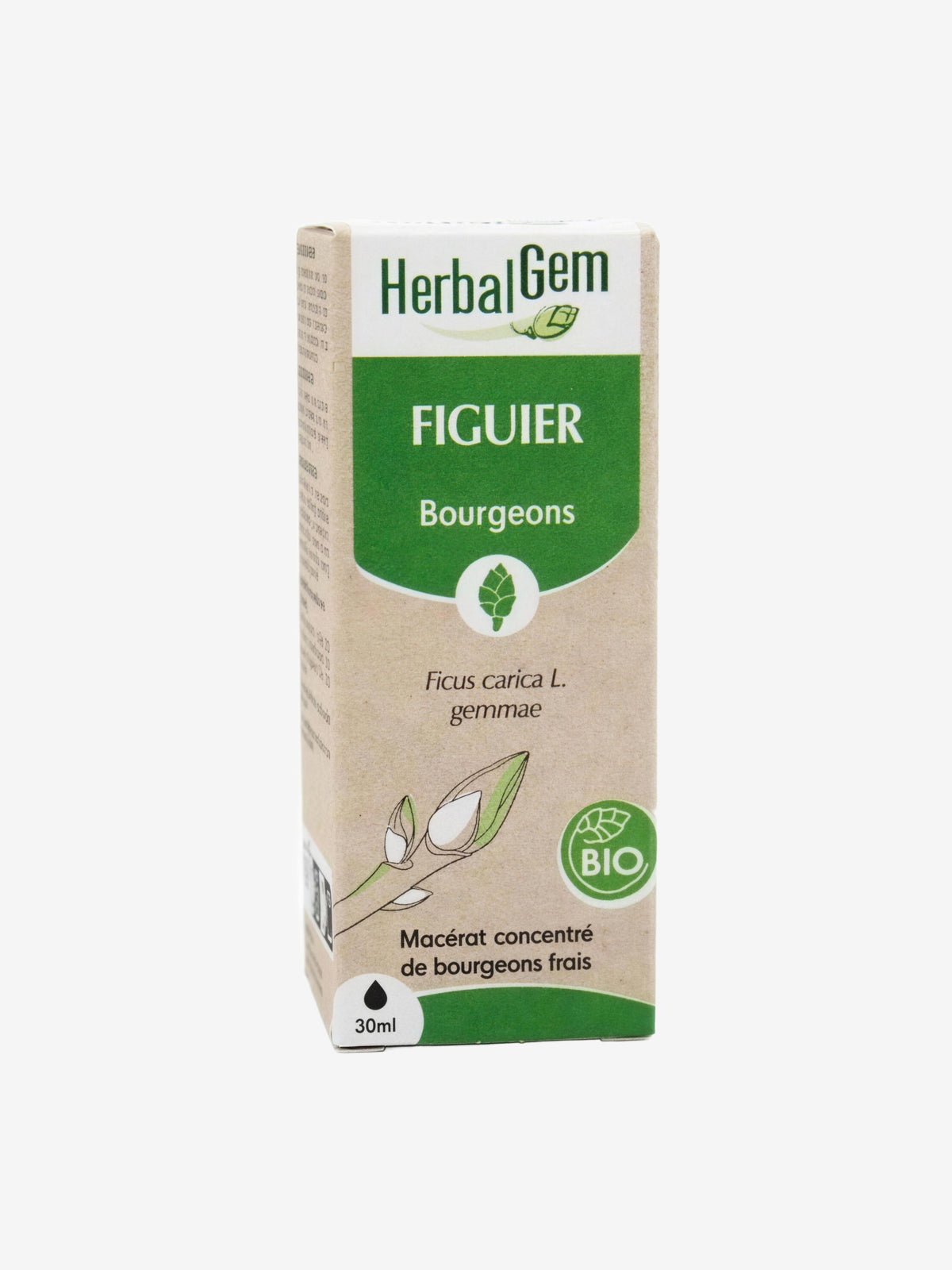 Extrait de bourgeons de Figuier bio 30 ml Herbalgem - Herboristerie de Paris