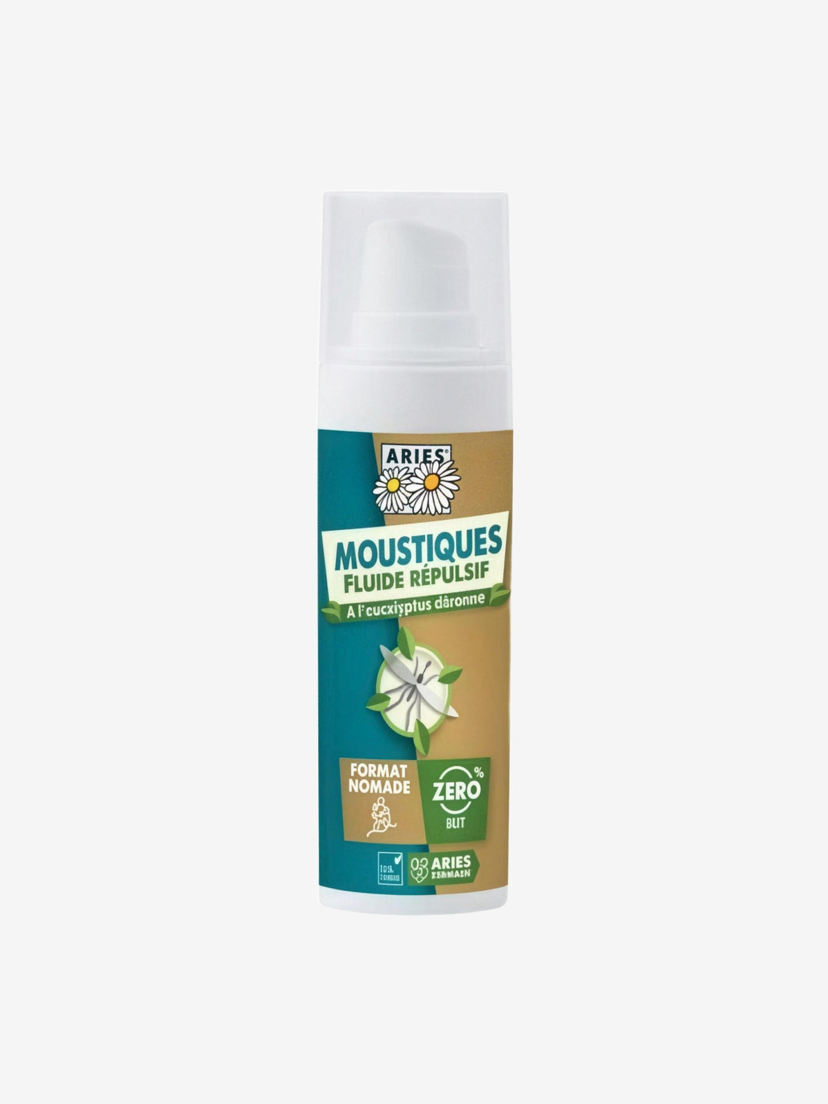 Fluide répulsif cutané Anti Moustiques efficacité 8 heures 30 ml Aries - Herboristerie de Paris