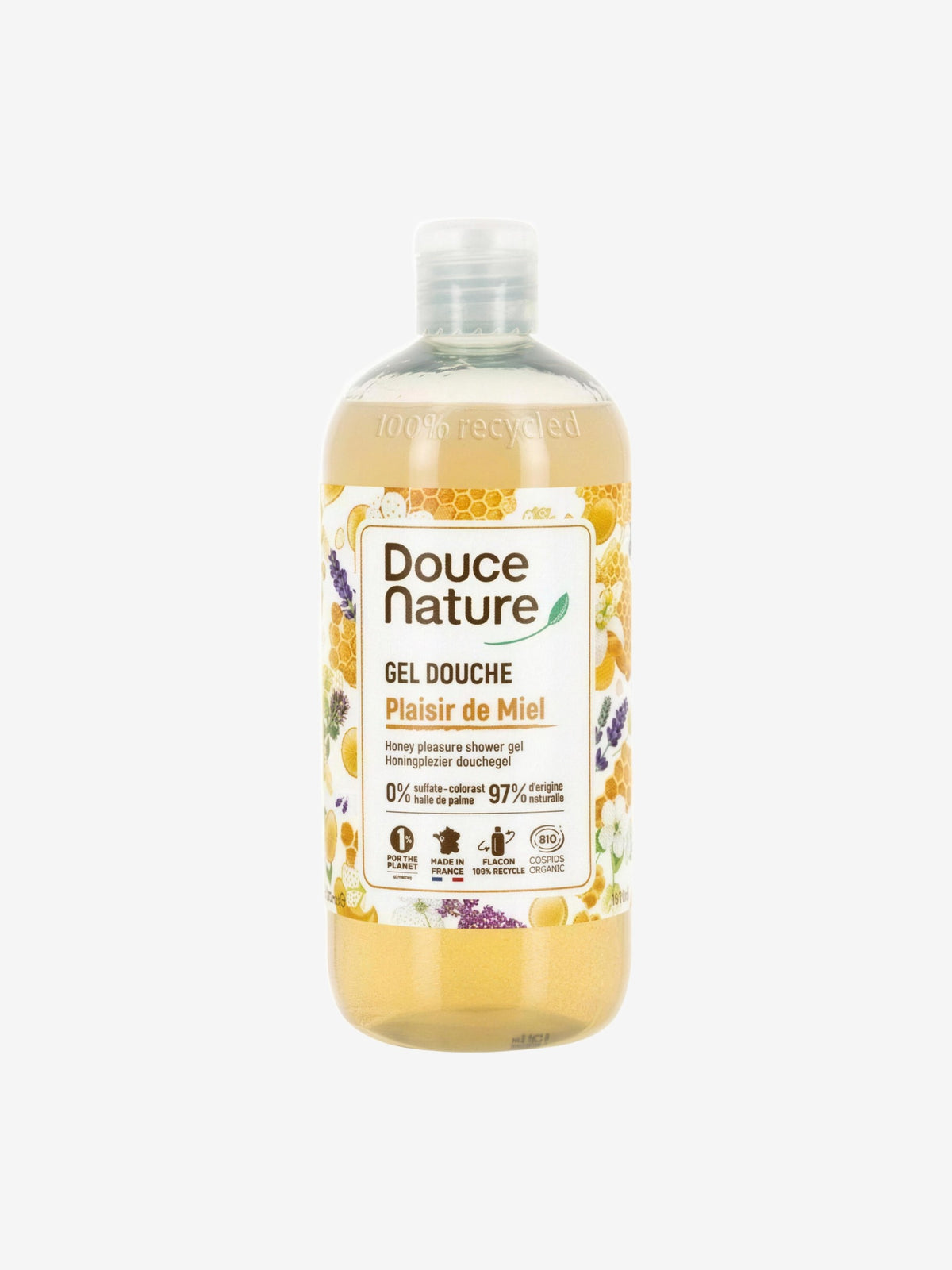 Gel douche plaisir de miel 500ml Douce Nature - Herboristerie de Paris