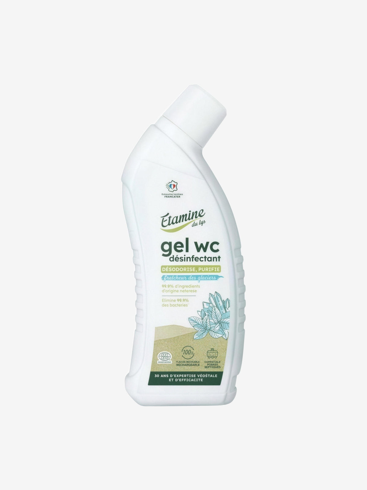 Gel WC Désinfectant Fraîcheur des glaciers 750ml Etamine du Lys - Herboristerie de Paris