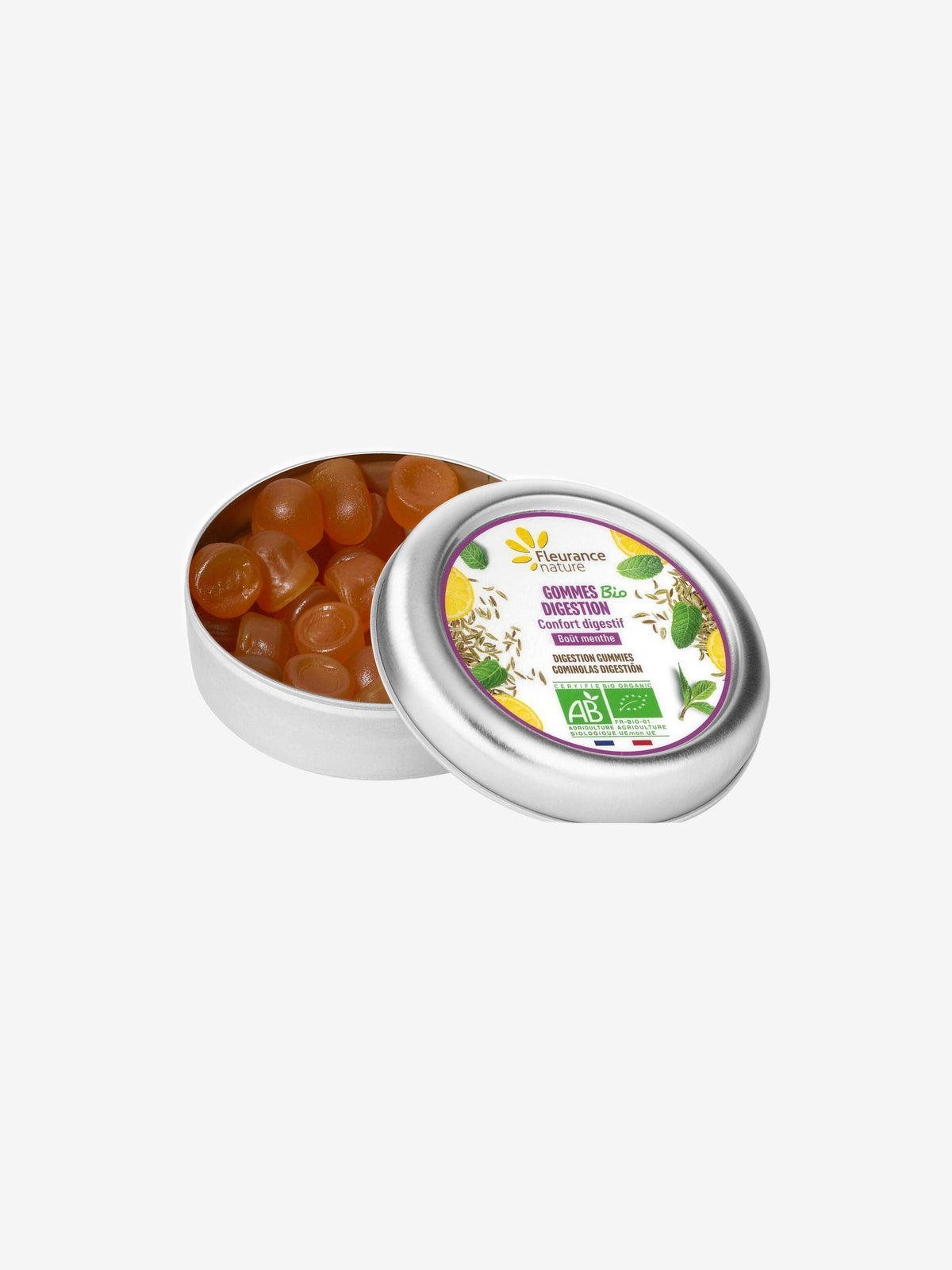 Gommes digestion Bio 30g Fleurance Nature - Herboristerie de Paris
