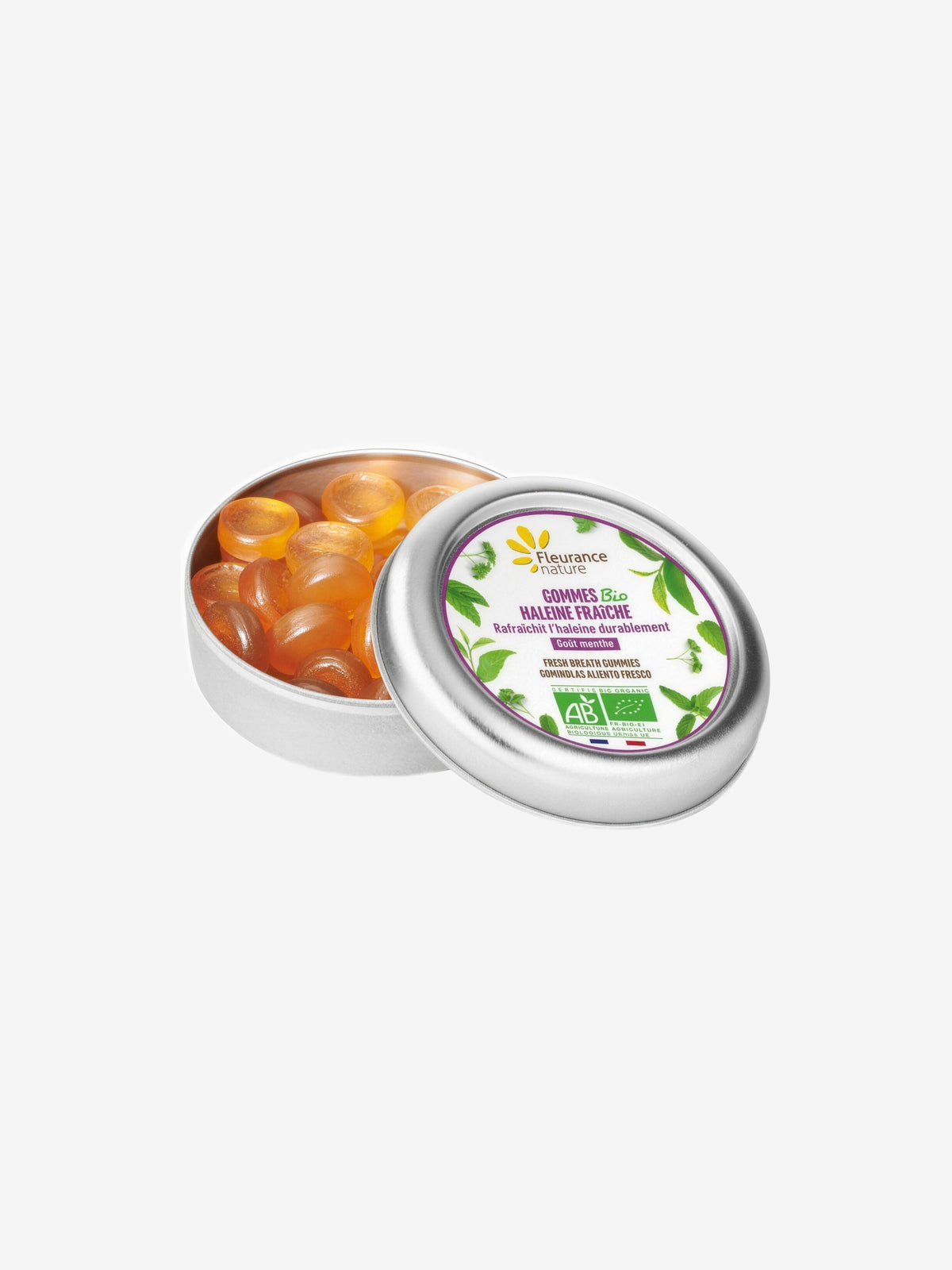 Gommes haleine fraîche Bio 35g Fleurance Nature - Herboristerie de Paris
