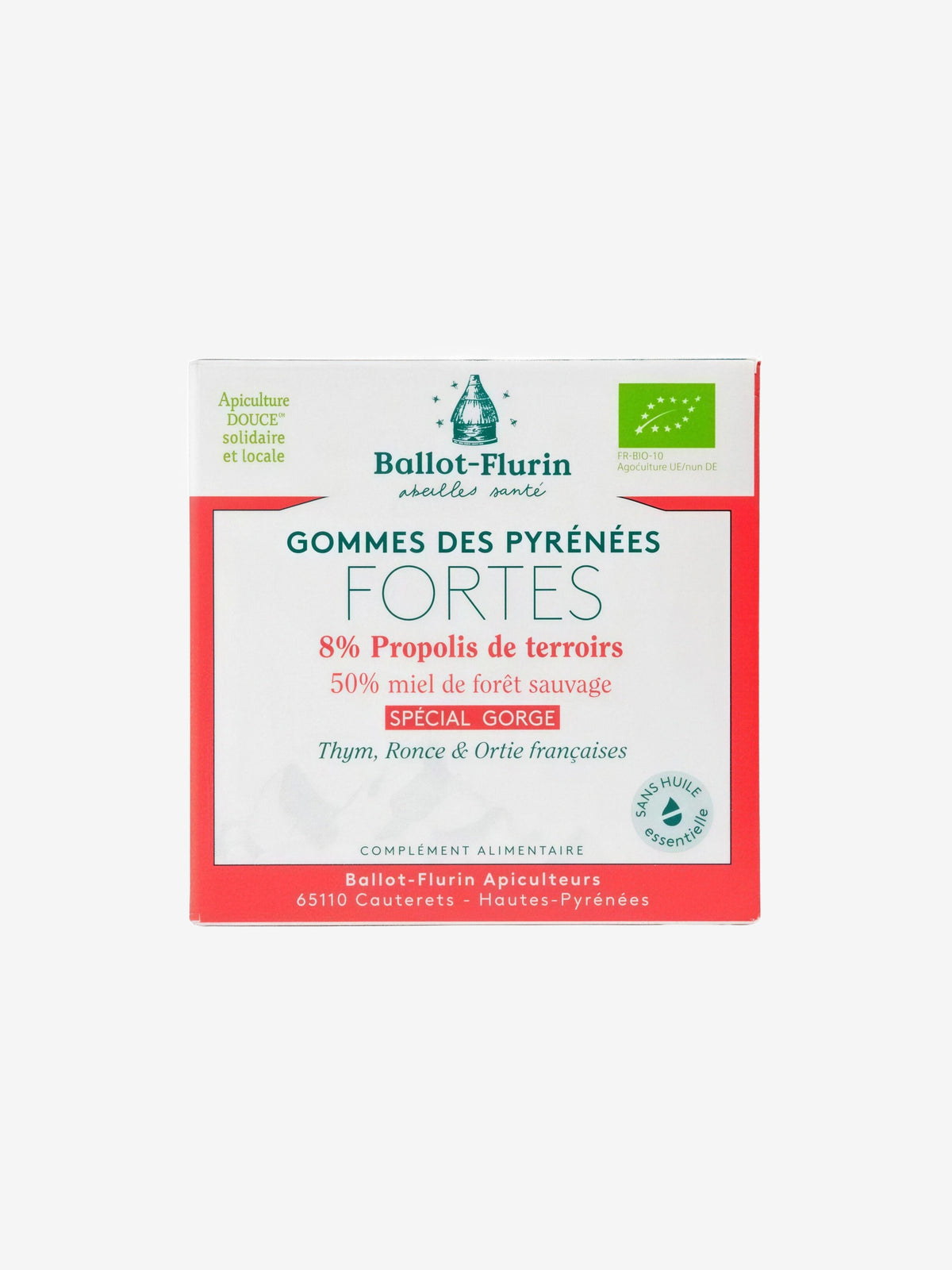 Gommes fortes des Pyrénées boite 30g Ballot Flurin - Herboristerie de Paris