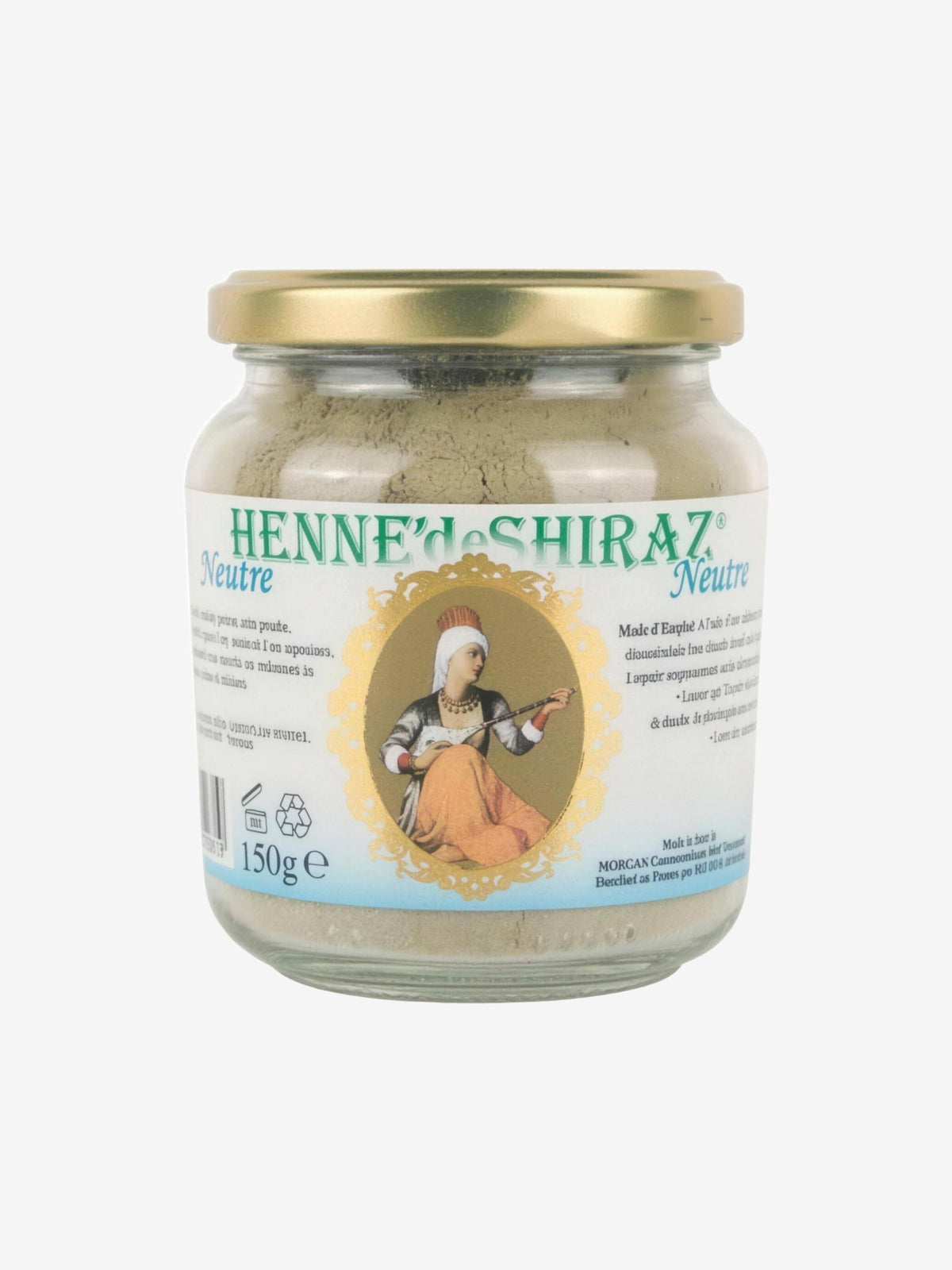 Henné neutre Soin Volume pot 150g Henne De Shiraz - Herboristerie de Paris