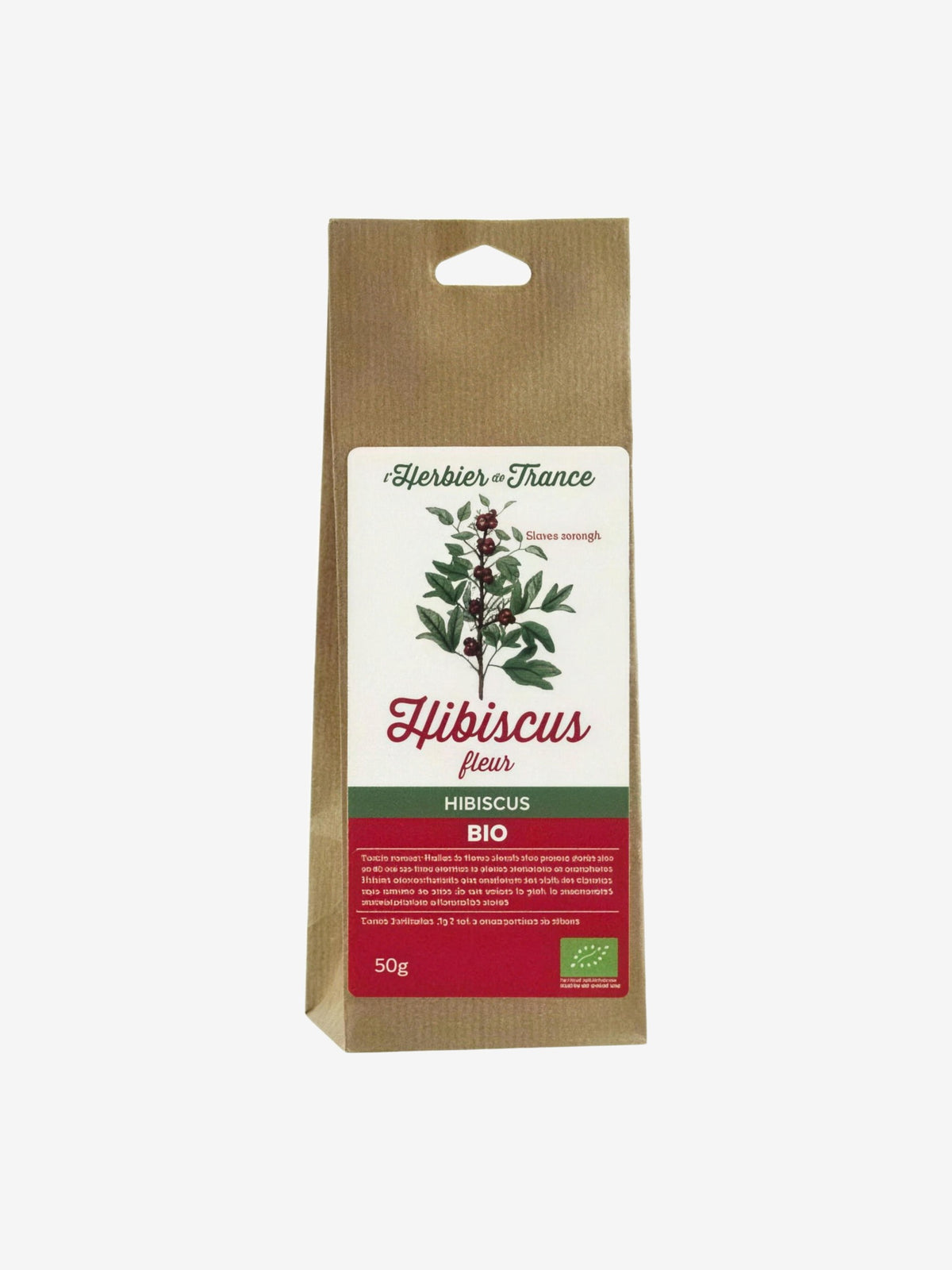 Hibiscus BIO 50g Herbier De France - Herboristerie de Paris