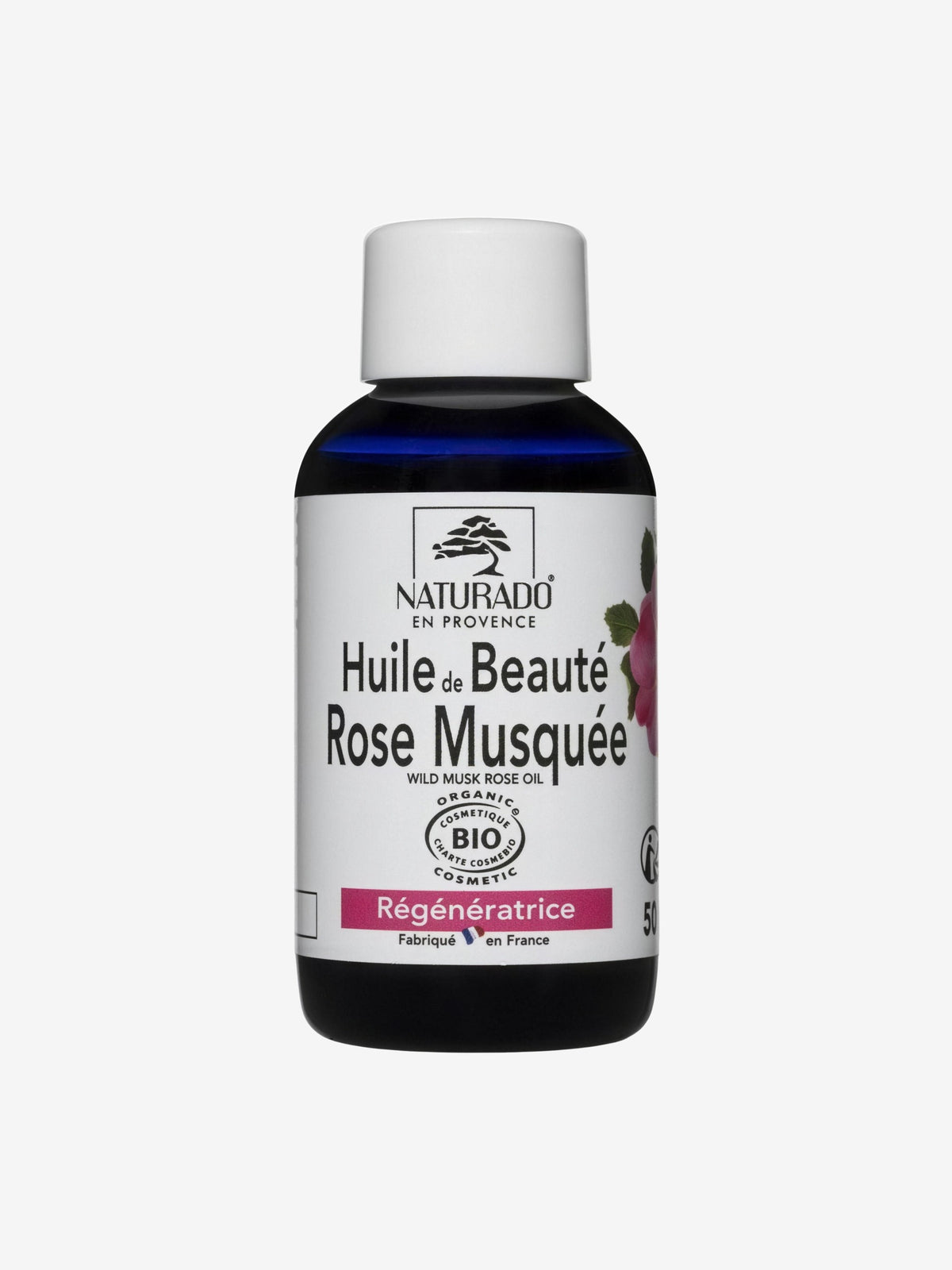 Huile de beauté Rose Musquée du Chili Bio 50ml Naturado - Herboristerie de Paris