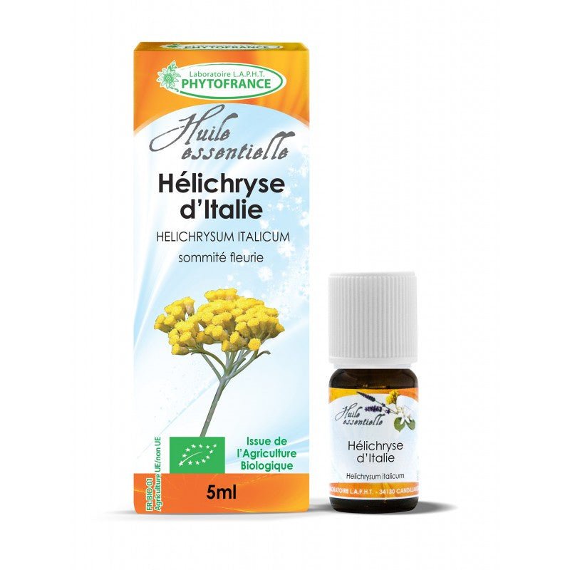 Huile essentielle d'Hélichryse d'Italie BIO Origine Italie - Herboristerie de Paris