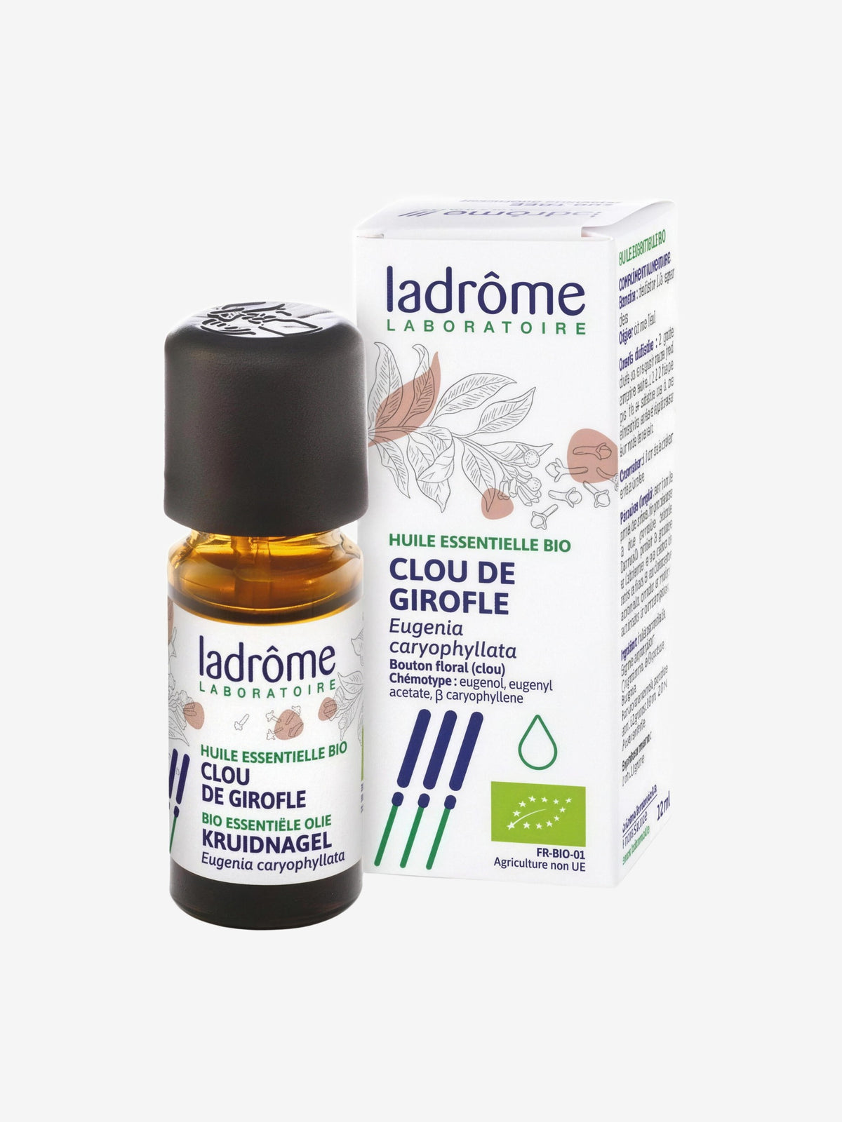 Huile essentielle de Clou de Girofle Bio 10ml Ladrome - Herboristerie de Paris