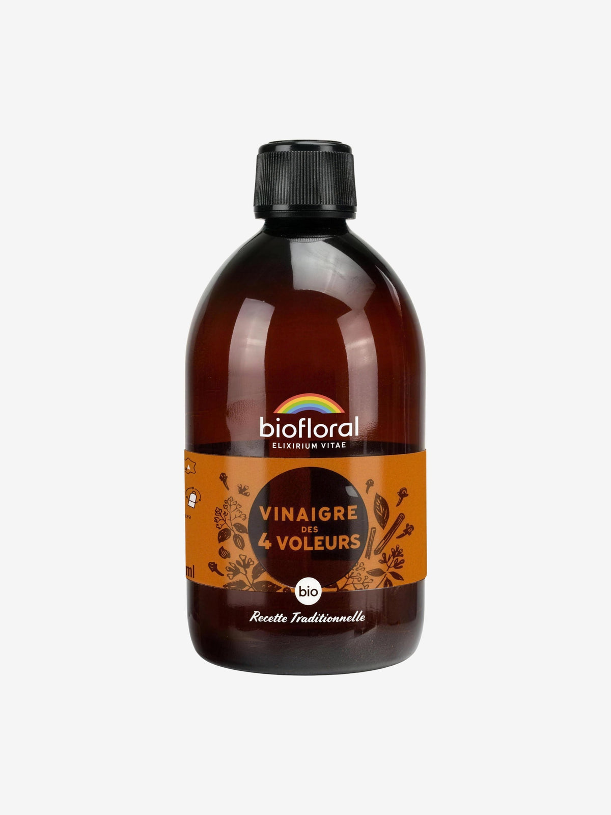 Vinaigre des 4 Voleurs Biologique 500ml Biofloral - Herboristerie de Paris