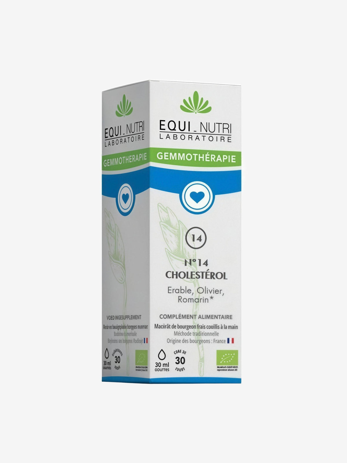 Cholestérol Flacon compte gouttes 30ml Equi-Nutri - Herboristerie de Paris