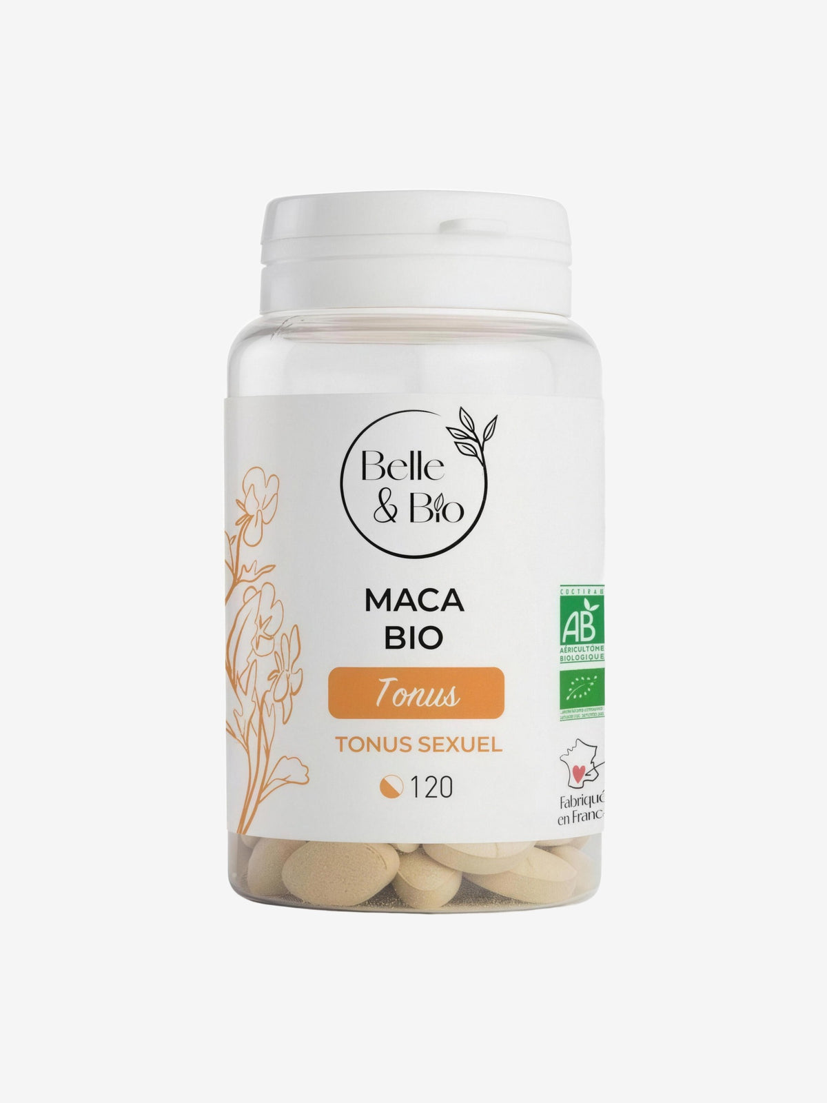 Maca bio 120 comprimés Belle et Bio - Herboristerie de Paris