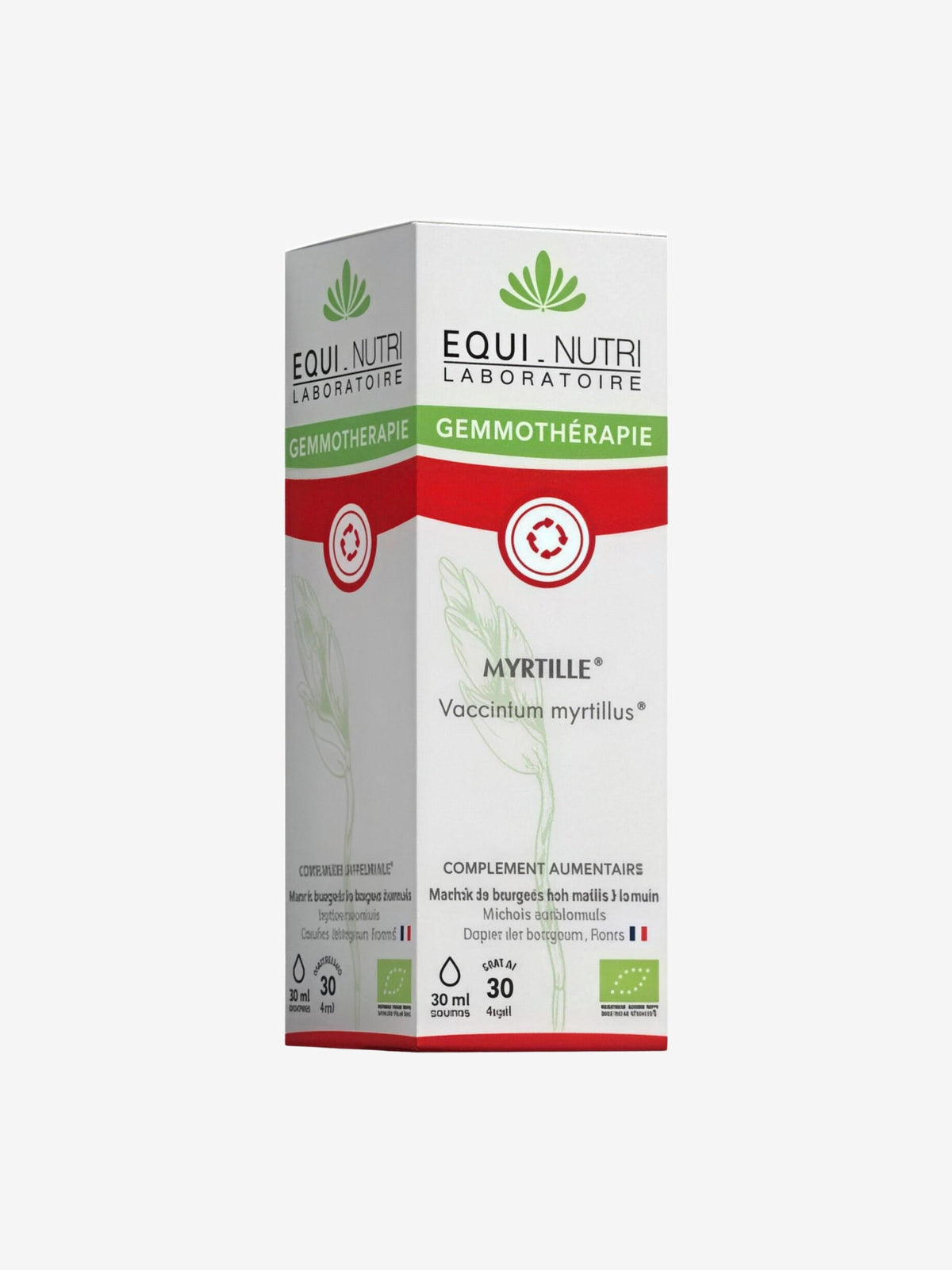 Myrtille bio Flacon compte gouttes 30ml Equi - Nutri - Herboristerie de Paris