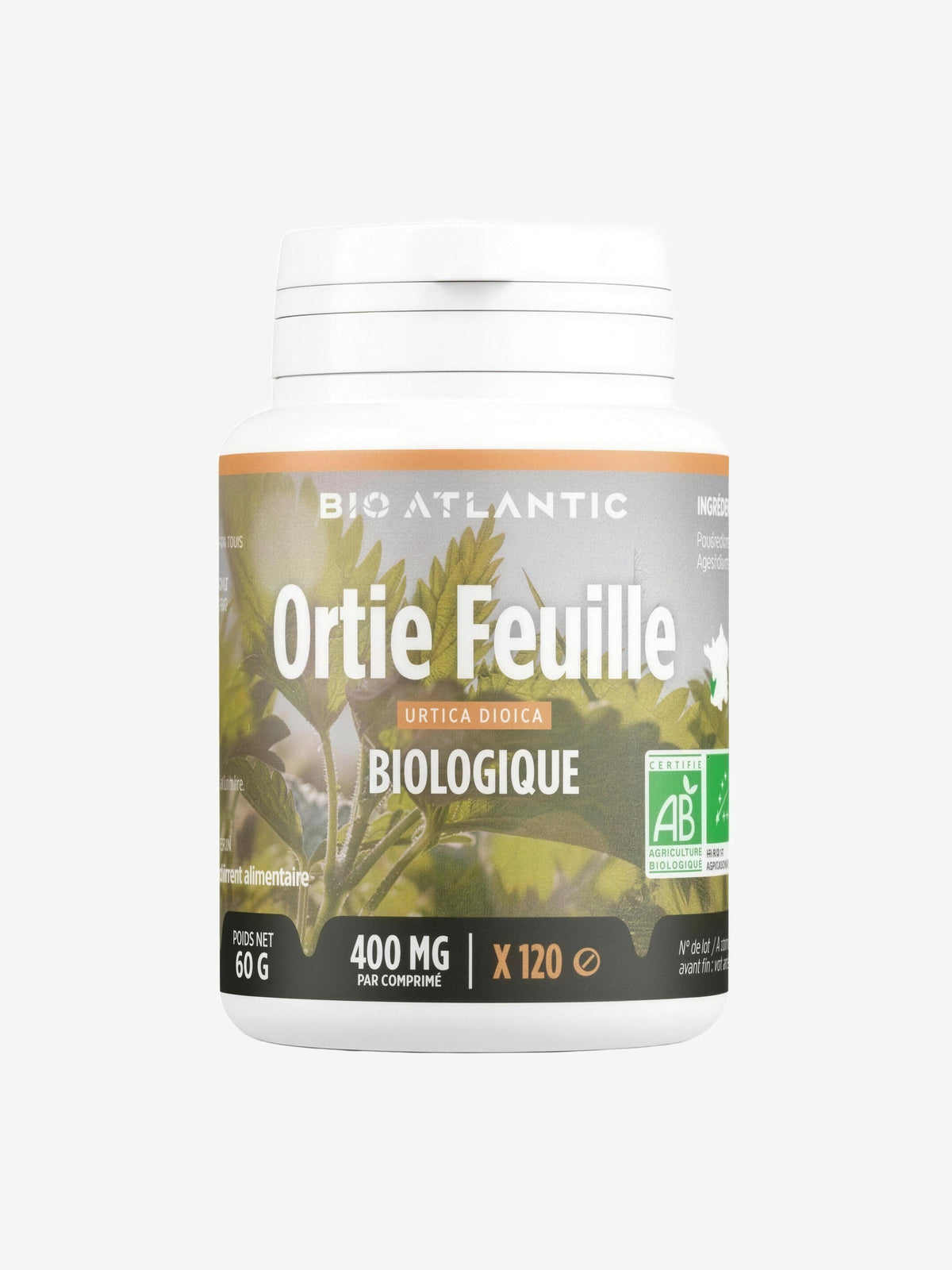 Ortie feuilles bio 200 comprimés GPH Diffusion - Herboristerie de Paris
