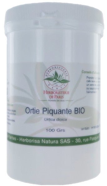 Ortie piquante Feuille Poudre Bio 100g Herboristerie de Paris - Herboristerie de Paris