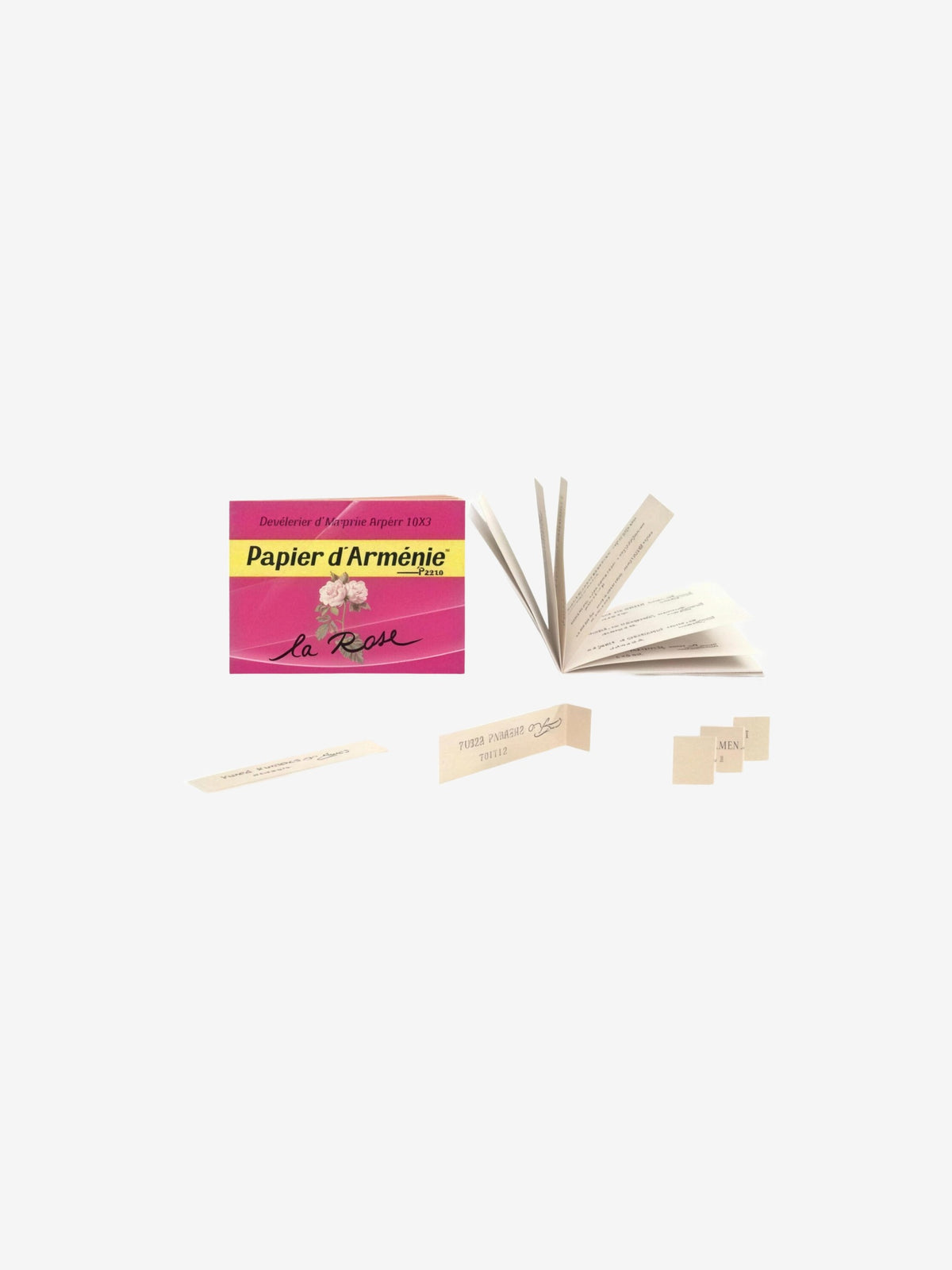 Papier d'Arménie Rose Carnet de 36 lamelles Papier d'Armenie - Herboristerie de Paris